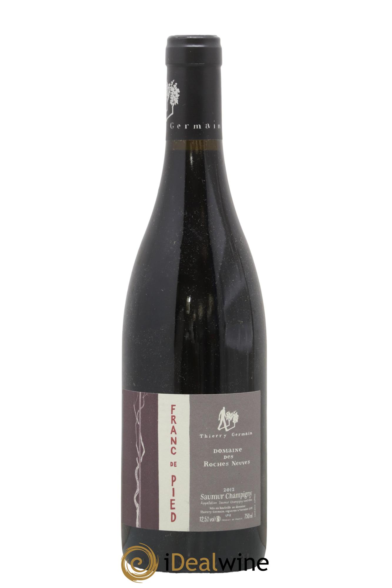 Saumur-Champigny Franc de pied Domaine des Roches Neuves - Thierry Germain 2012 - Lot de 1 bouteille - 0