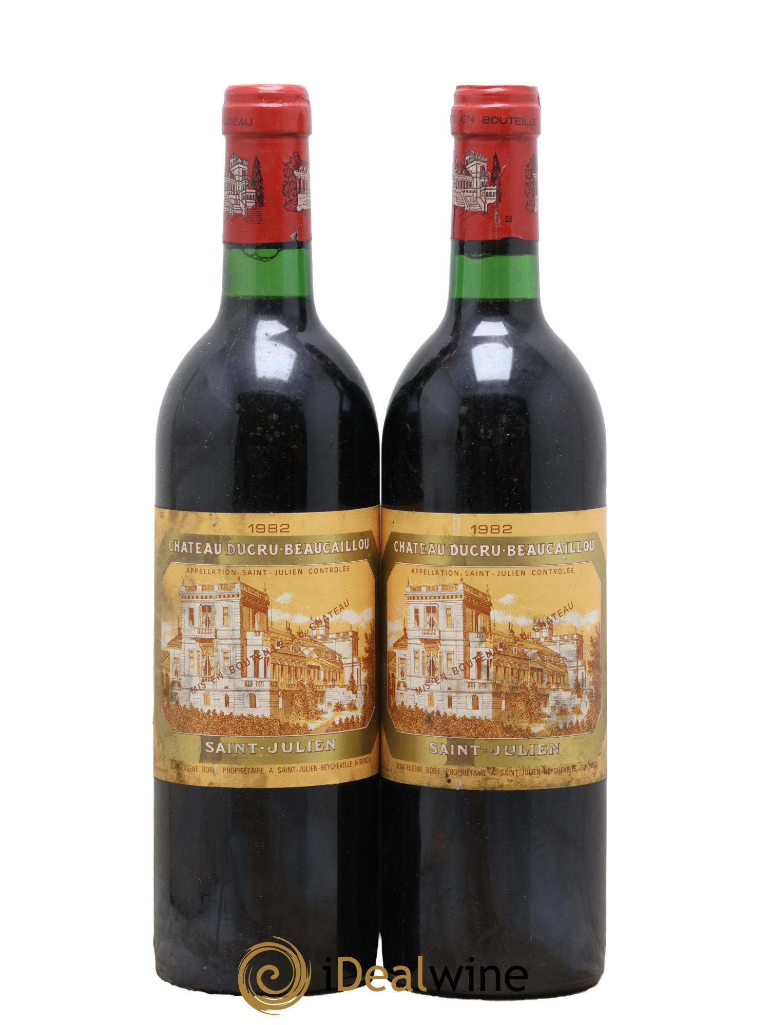 Château Ducru Beaucaillou 2ème Grand Cru Classé 1982 - Lot de 2 bouteilles - 0