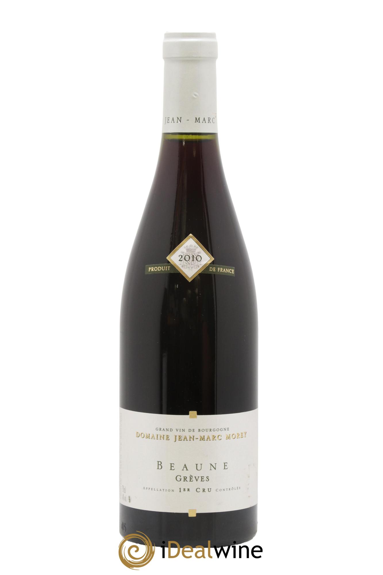 Beaune 1er Cru Les Grèves Jean Marc Morey 2010 - Lot de 1 bouteille - 0