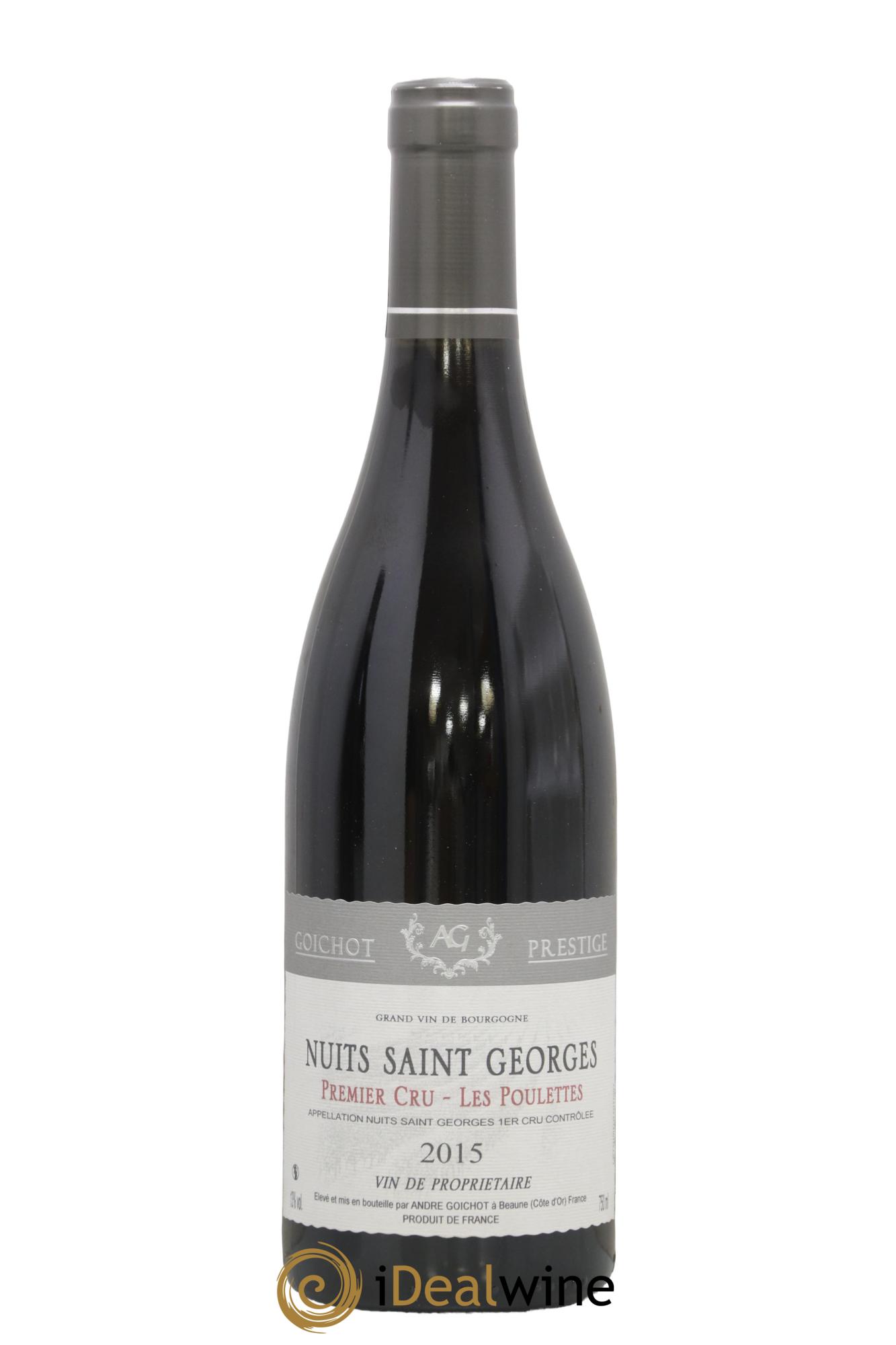 Nuits-Saint-Georges 1er Cru Les Poulettes Goichot 2015 - Lot de 1 bouteille - 0