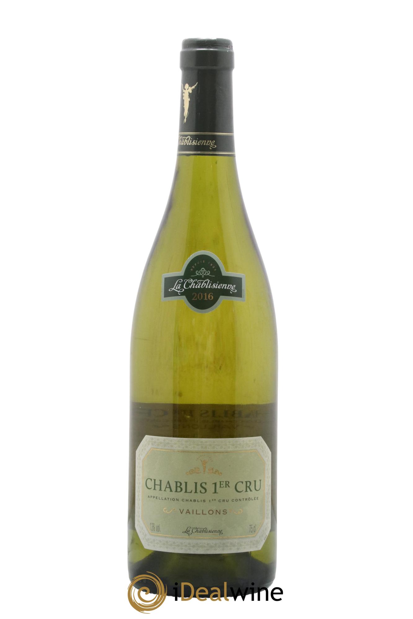 Chablis 1er Cru Vaillons La Chablisienne 2016 - Lot de 1 bouteille - 0