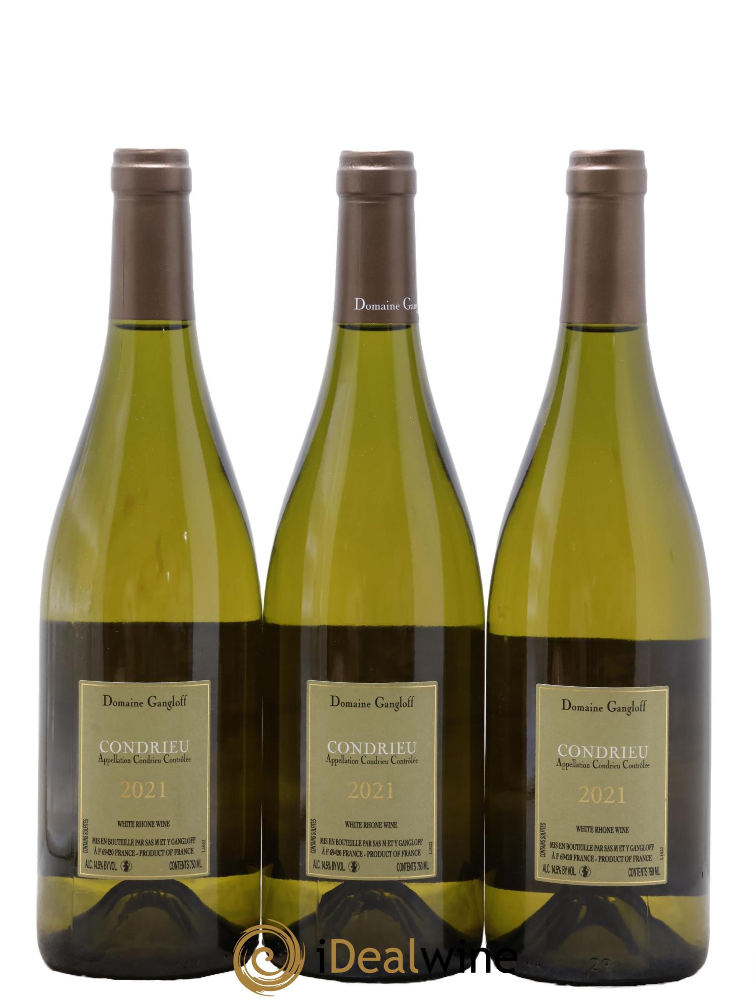 Condrieu Domaine Gangloff (Domaine) 2021 - Lot de 3 bouteilles - 1