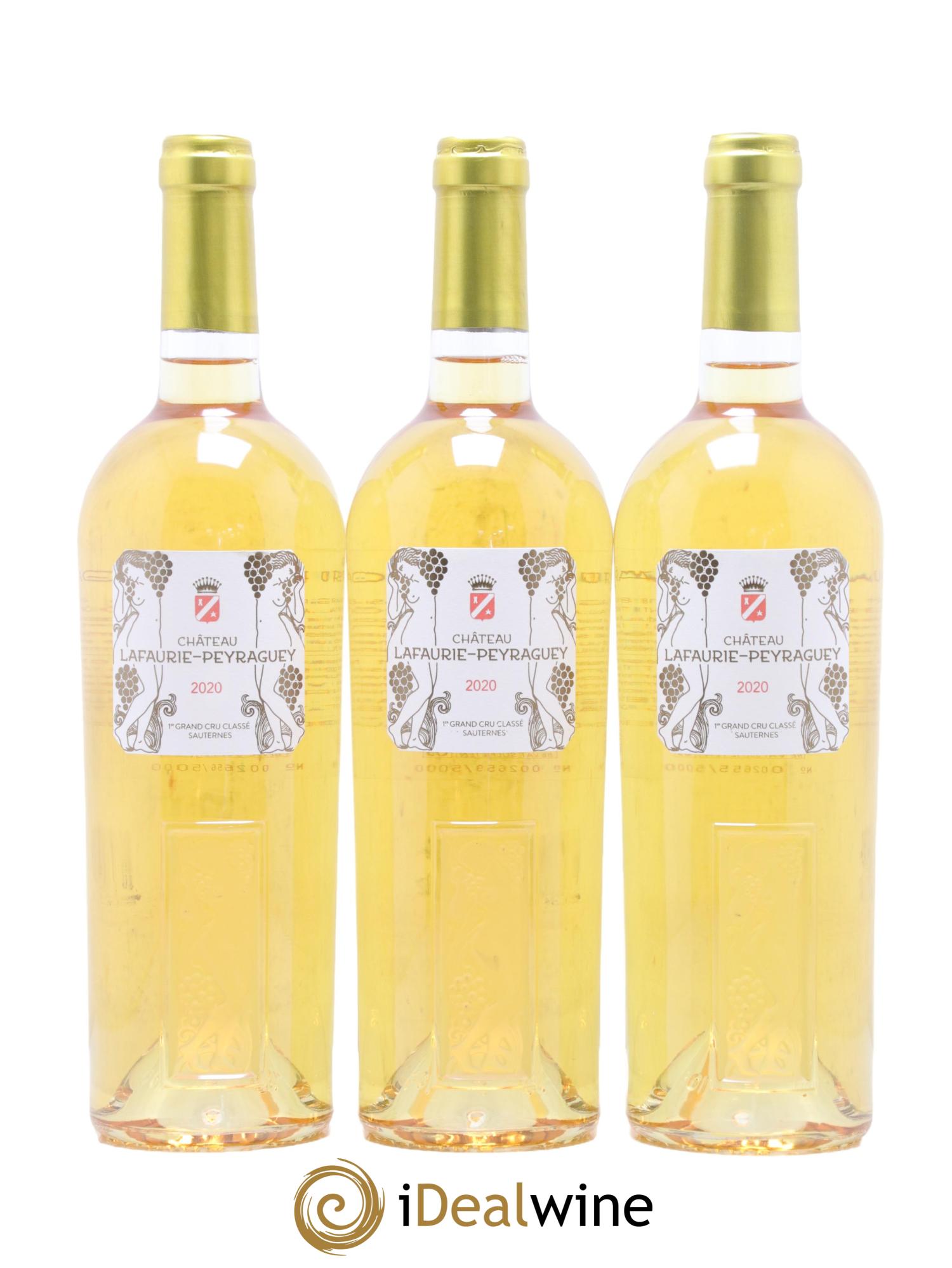 Château Lafaurie-Peyraguey Golden Edition 2020 - Lotto di 3 bottiglie - 0