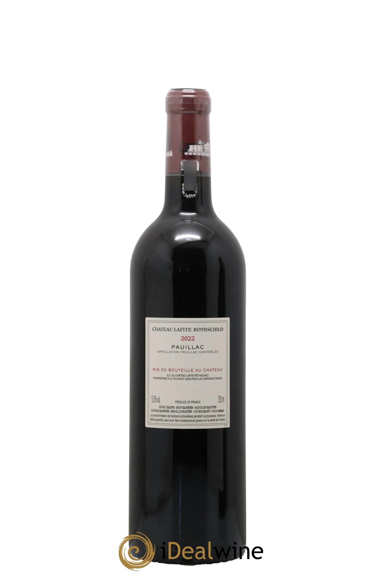 Château Lafite Rothschild 1er Grand Cru Classé 2022 - Lot of 1 bottle - 1