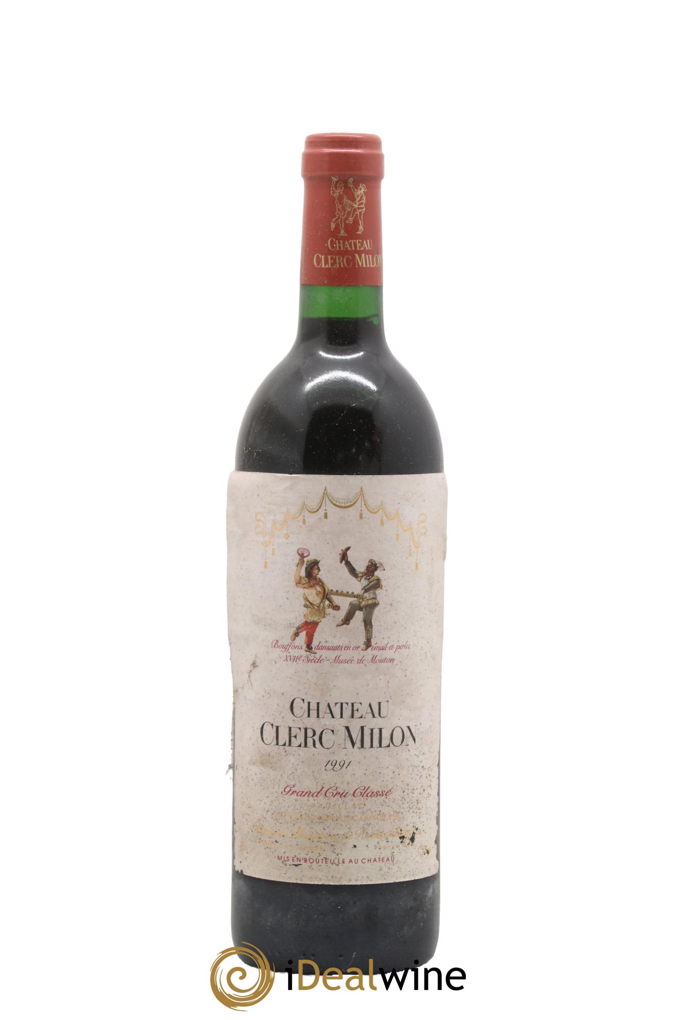 Château Clerc Milon 5ème Grand Cru Classé 1991 - Posten von 1 Flasche - 0