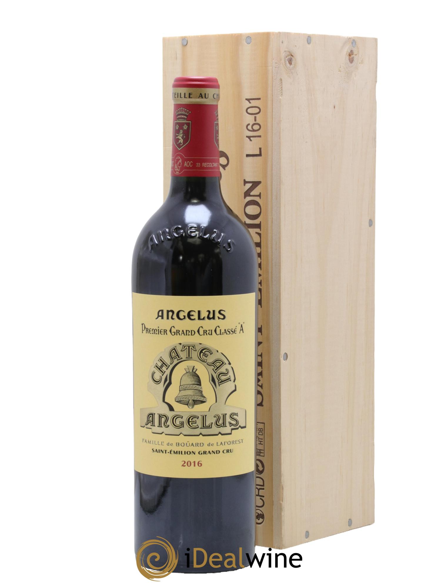 Château Angélus 1er Grand Cru Classé A 2016 - Posten von 1 Flasche - 0