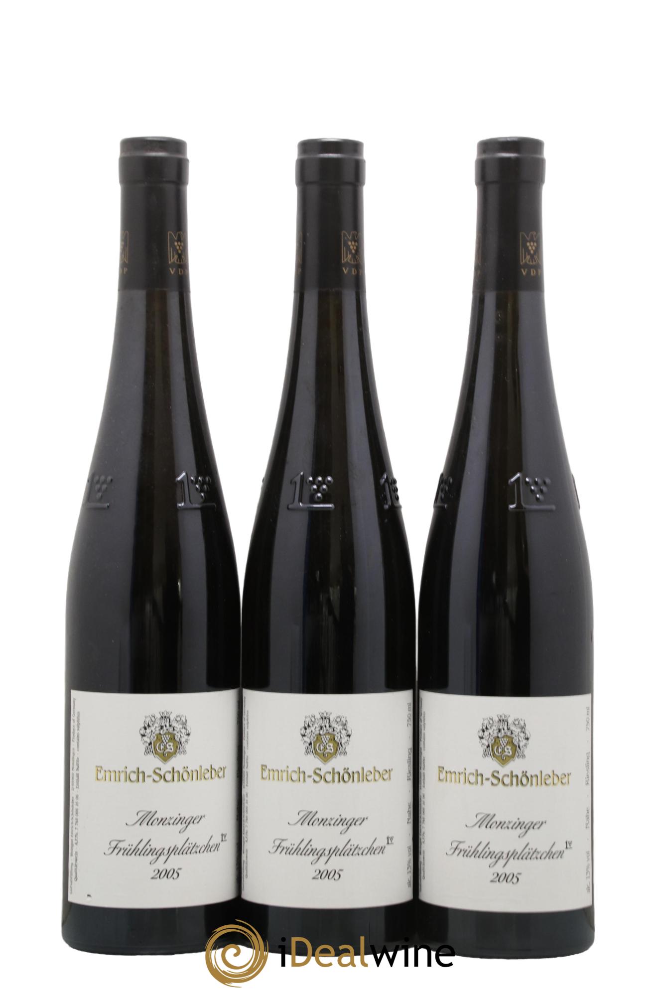 Allemagne Nahe Monzinger Halenberg Riesling Emrich-Schönleber 2005 - Lot de 3 bouteilles - 0
