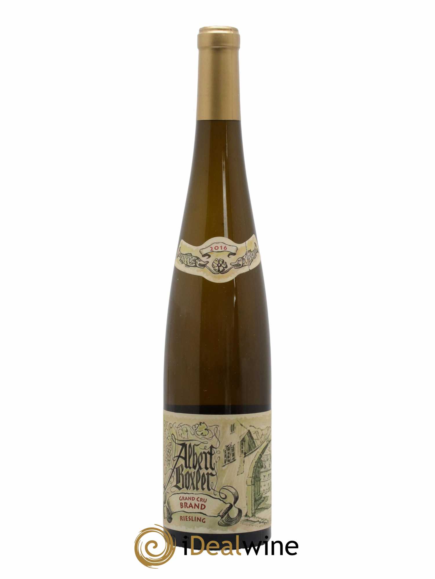 Alsace Riesling Grand Cru Brand K Albert Boxler 2016 - Lot de 1 bouteille - 0