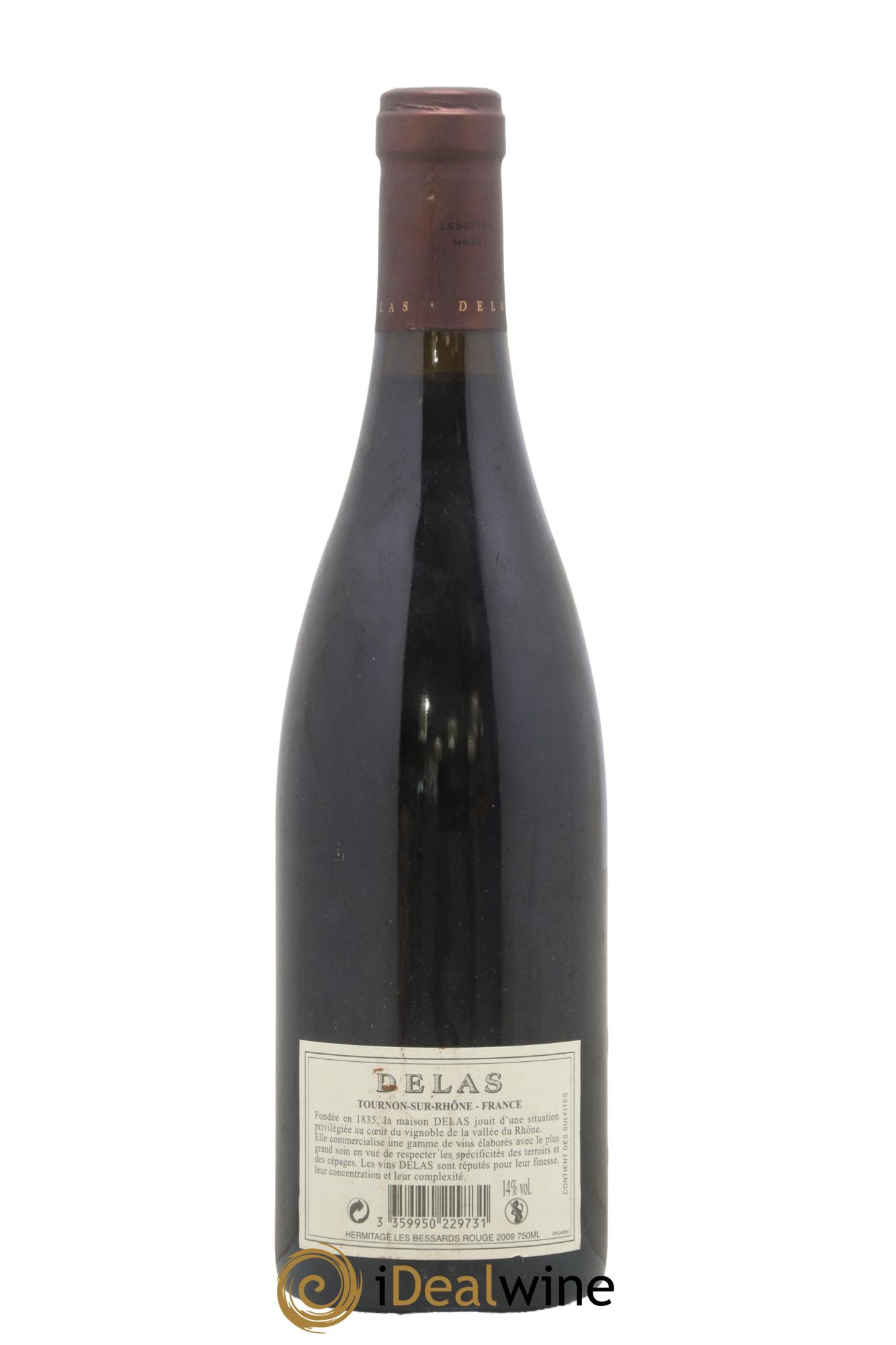 Hermitage Les Bessards Delas Frères 2009 - Lotto di 1 bottiglia - 1