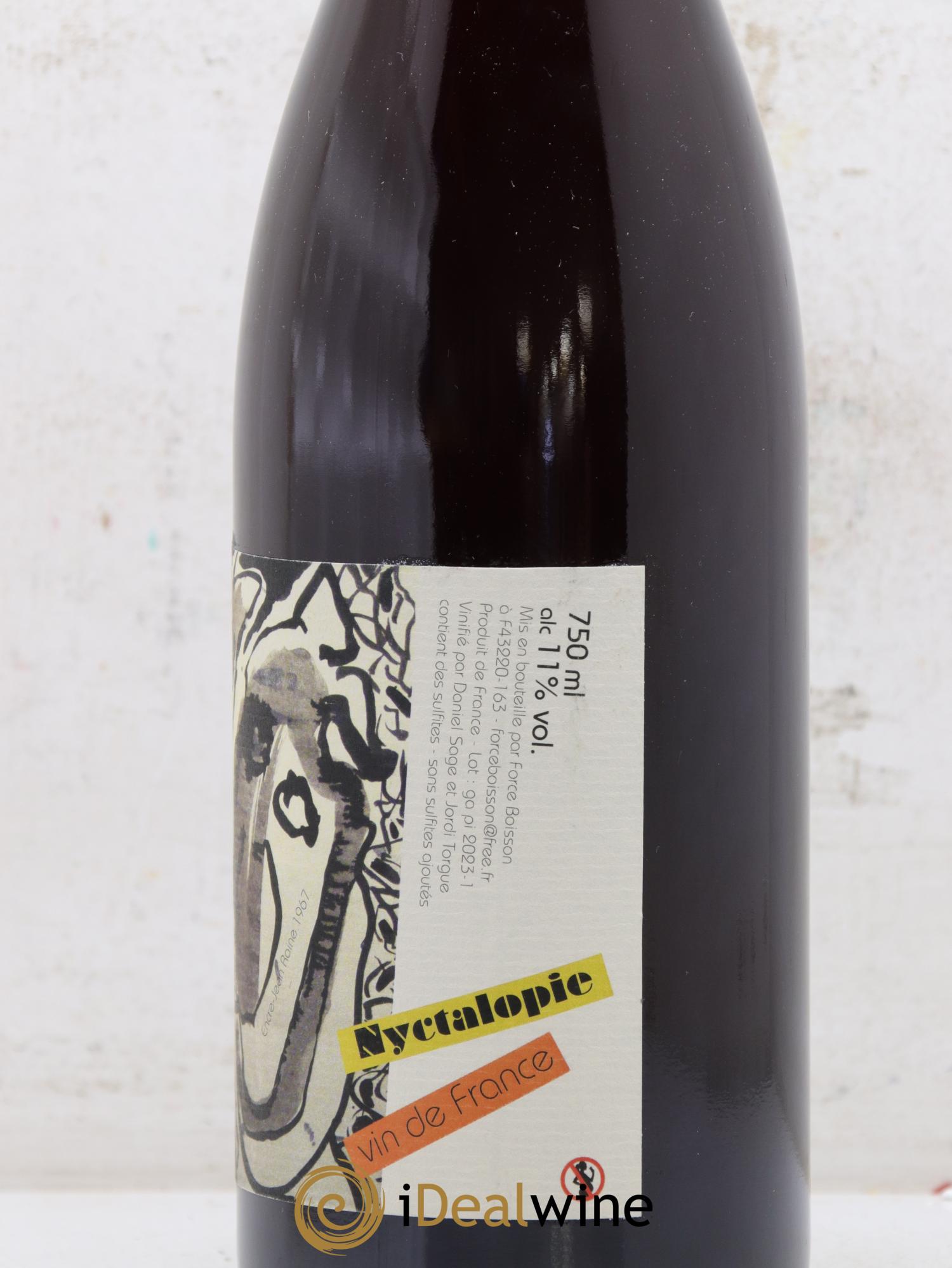 Vin de France Nyctalopie Daniel Sage 2022 - Lotto di 1 bottiglia - 1
