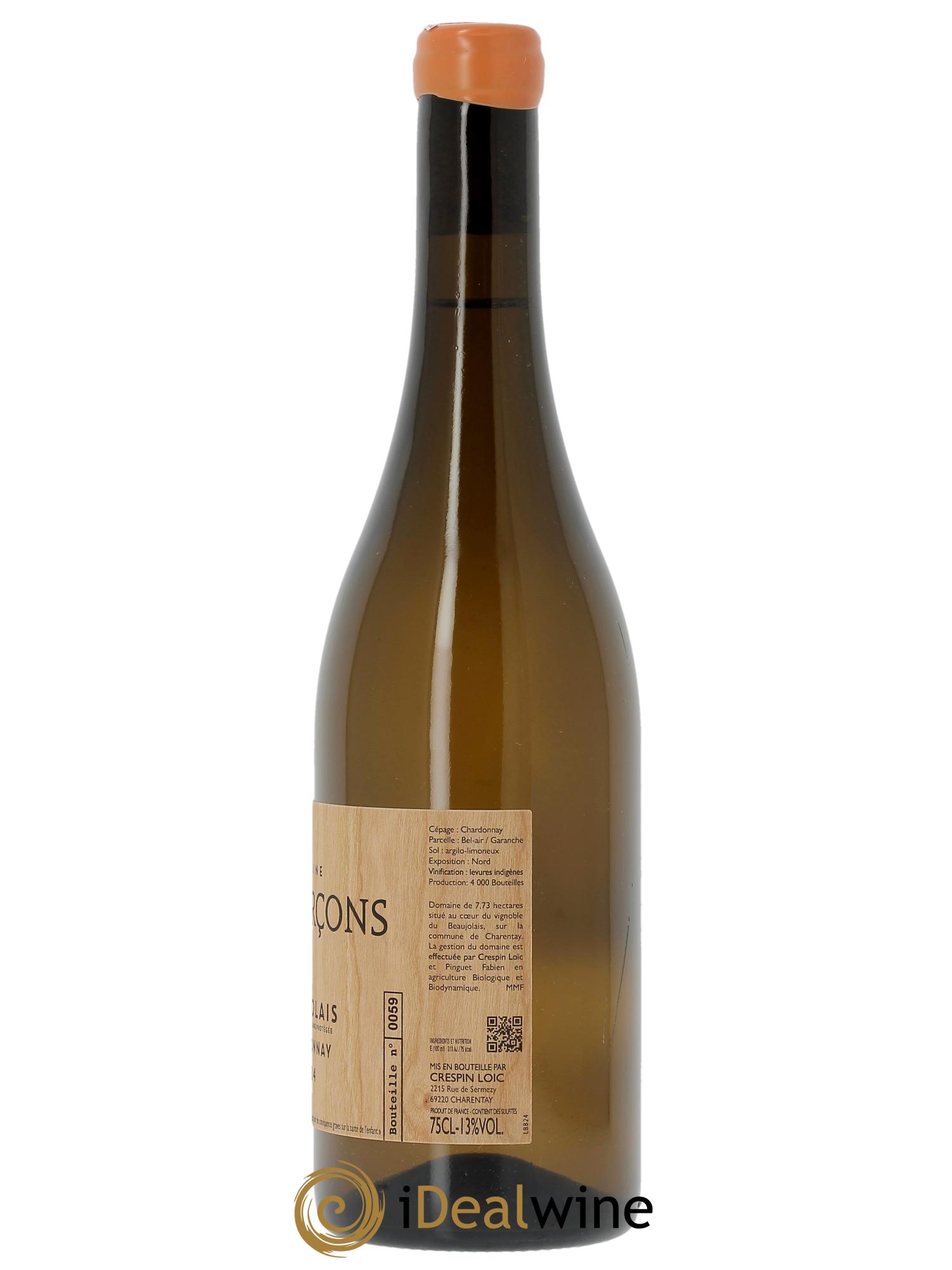 Beaujolais Chardonnay Domaine Les Garçons 2024 - Lot of 1 bottle - 1