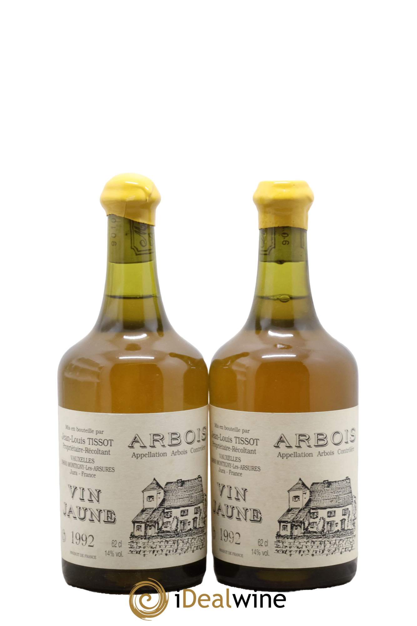 Arbois Vin Jaune Jean-Louis Tissot 1992 - Lot de 2 clavelins - 0