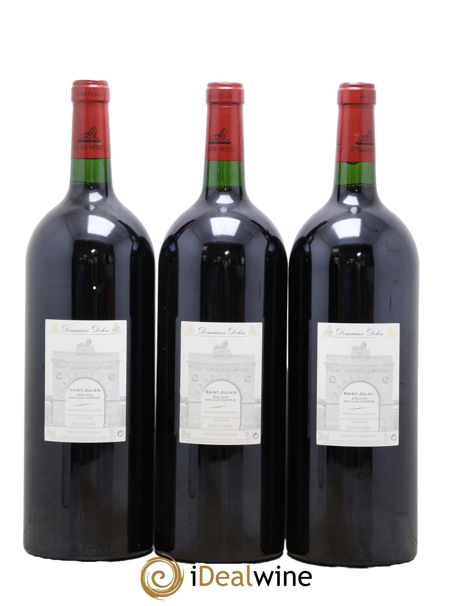 Château Léoville Las Cases 2ème Grand Cru Classé 2006 - Lotto di 3 magnum - 1