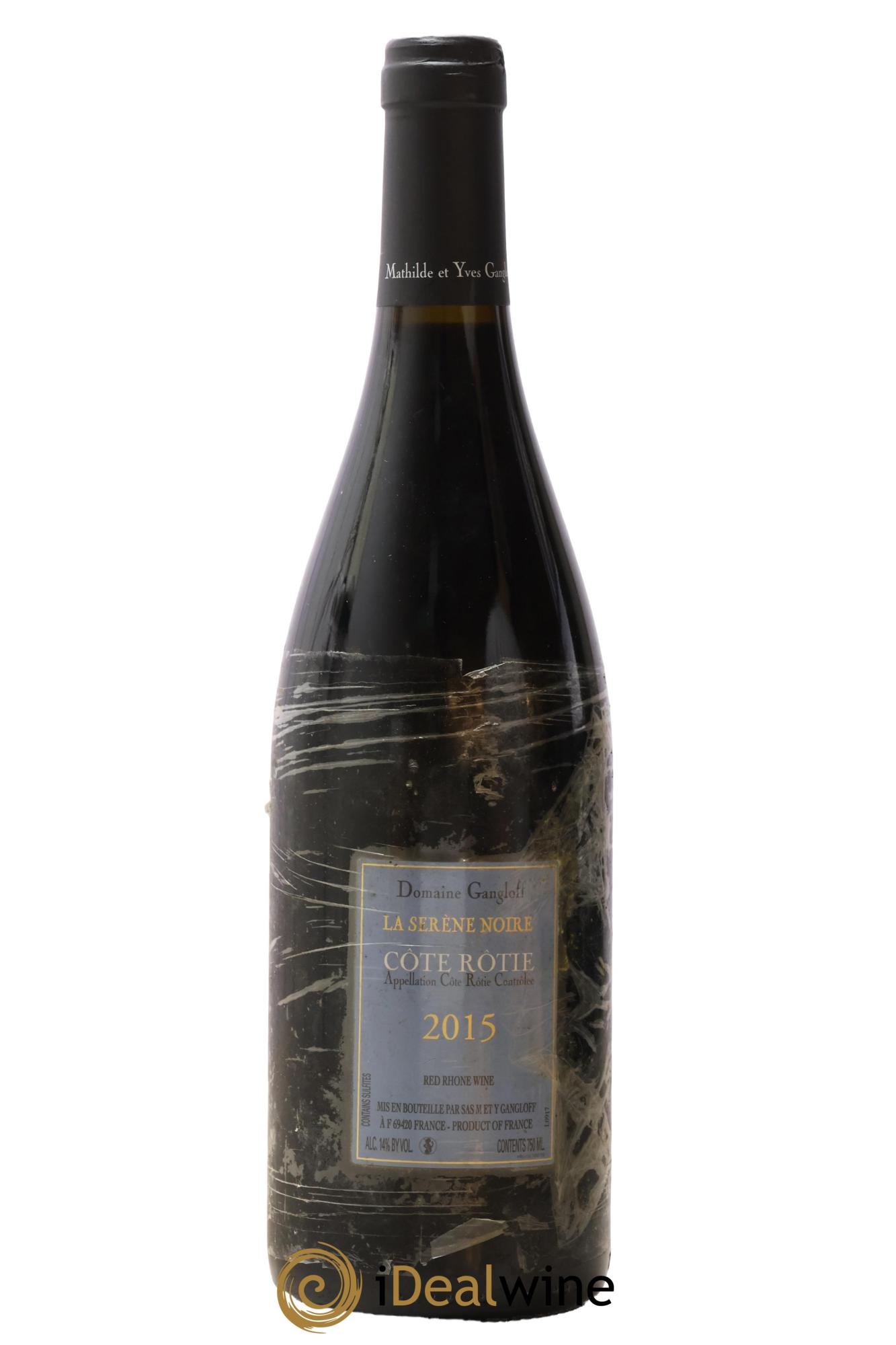 Côte-Rôtie La Sereine Noire Gangloff (Domaine) 2015 - Lot of 1 bottle - 1