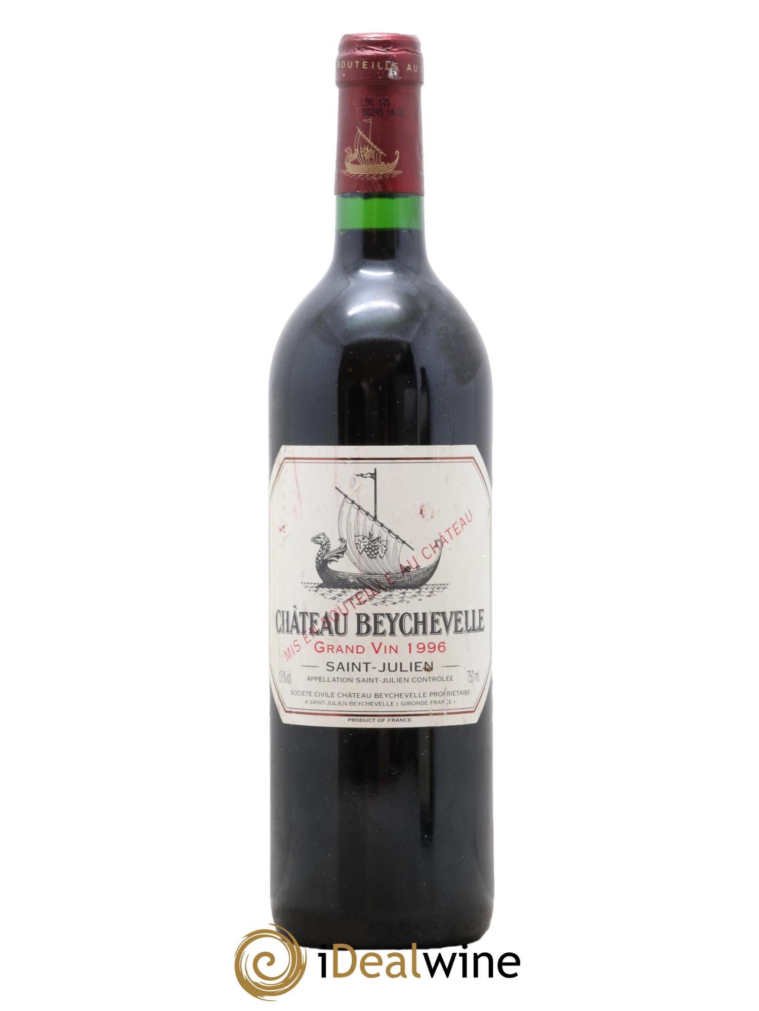 Château Beychevelle 4ème Grand Cru Classé 1996 - Lot de 1 bouteille - 0