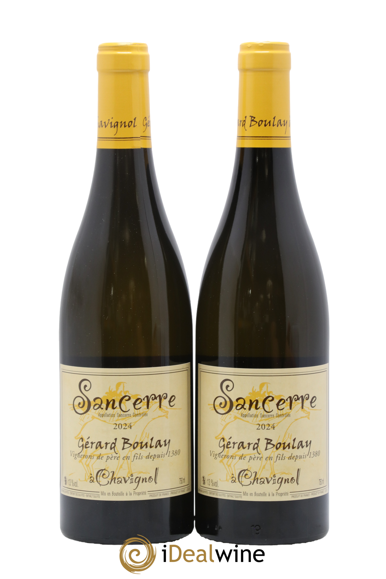 Sancerre Gérard Boulay 2024 - Lot de 2 bouteilles - 0