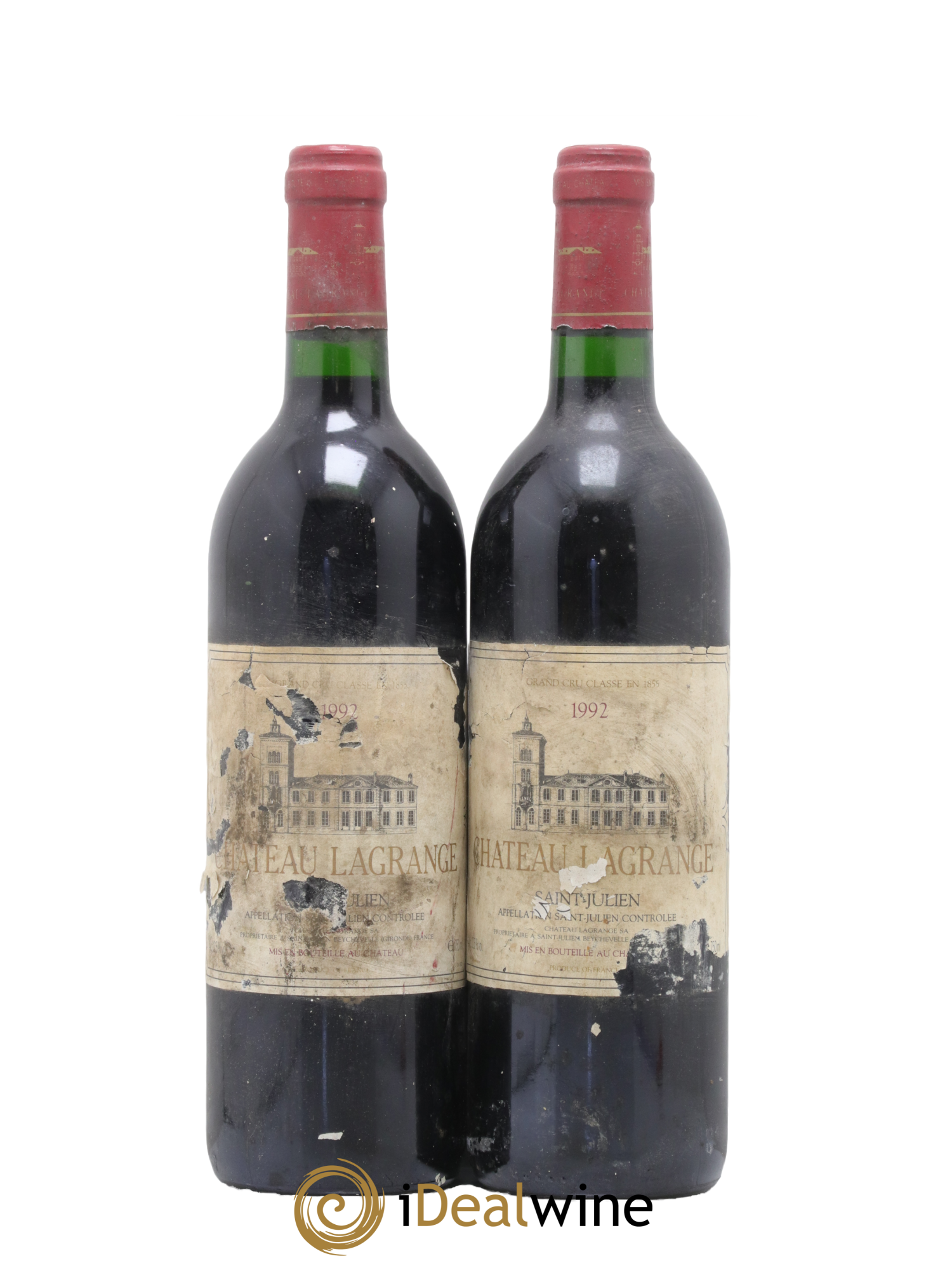 Château Lagrange 3ème Grand Cru Classé 1992 - Lot of 2 bottles - 0