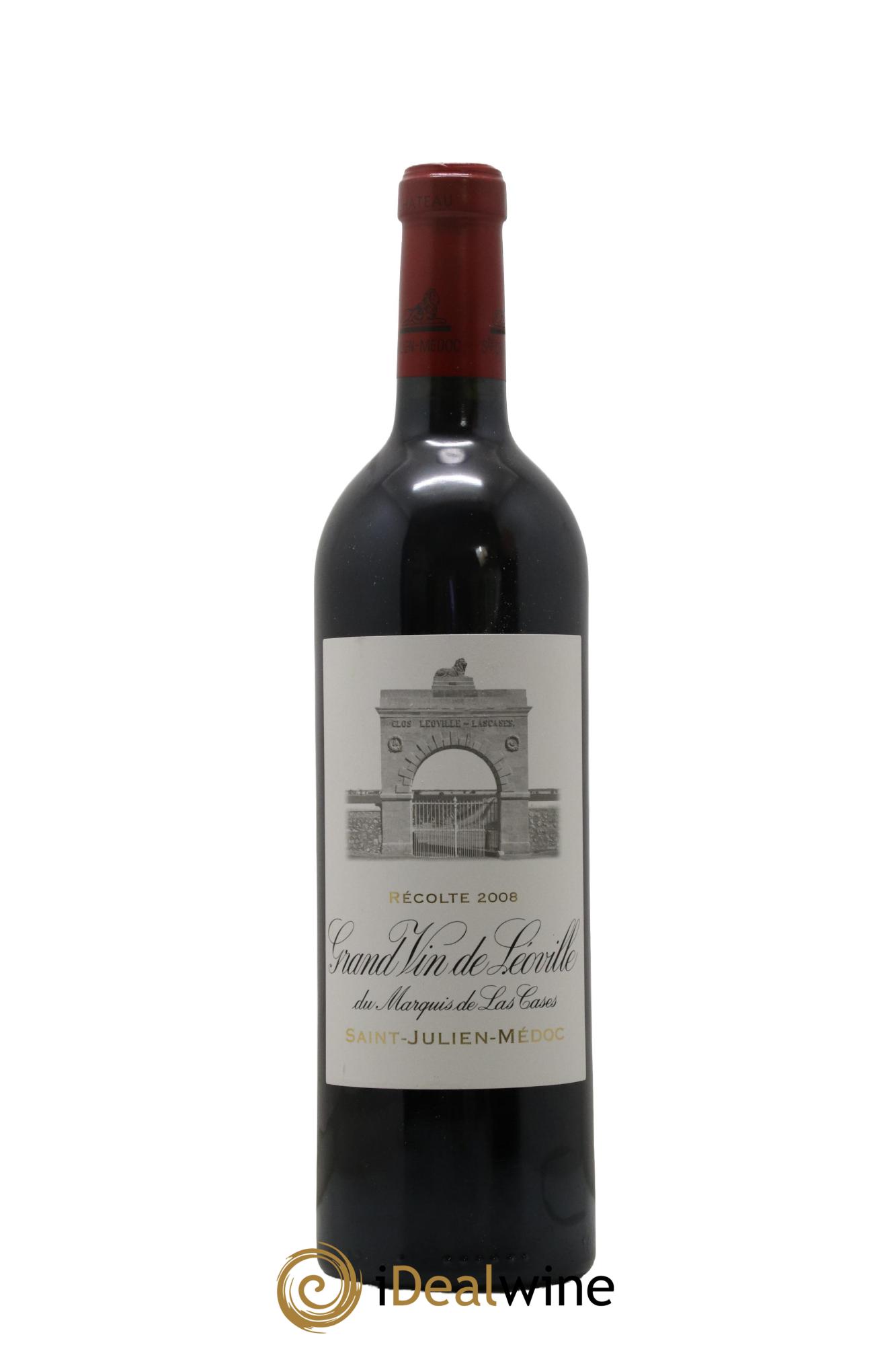 Château Léoville Las Cases 2ème Grand Cru Classé 2008 - Lot of 1 bottle - 0