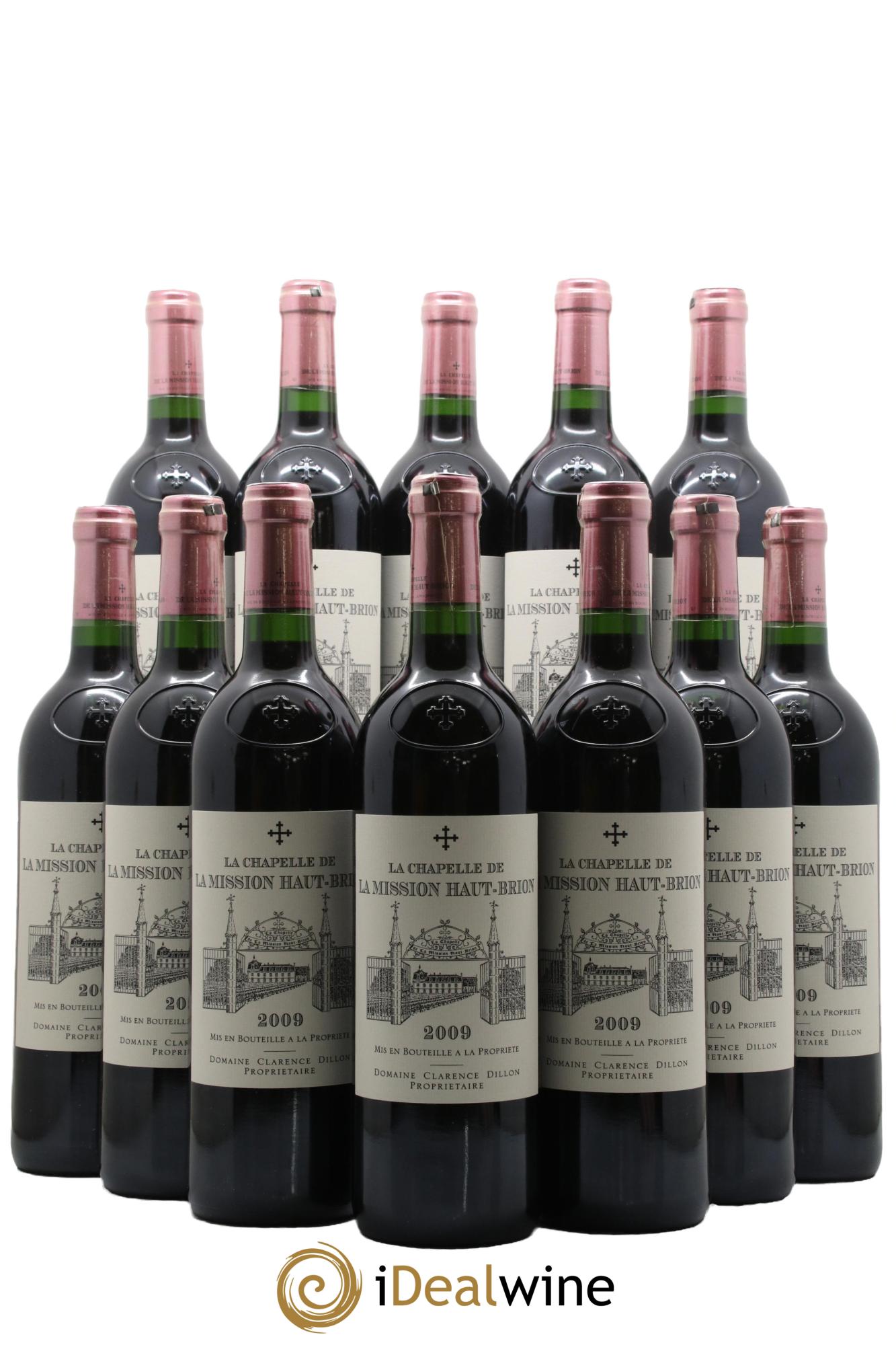 La Chapelle de La Mission Haut-Brion Second Vin 2009 - Lotto di 12 bottiglie - 0
