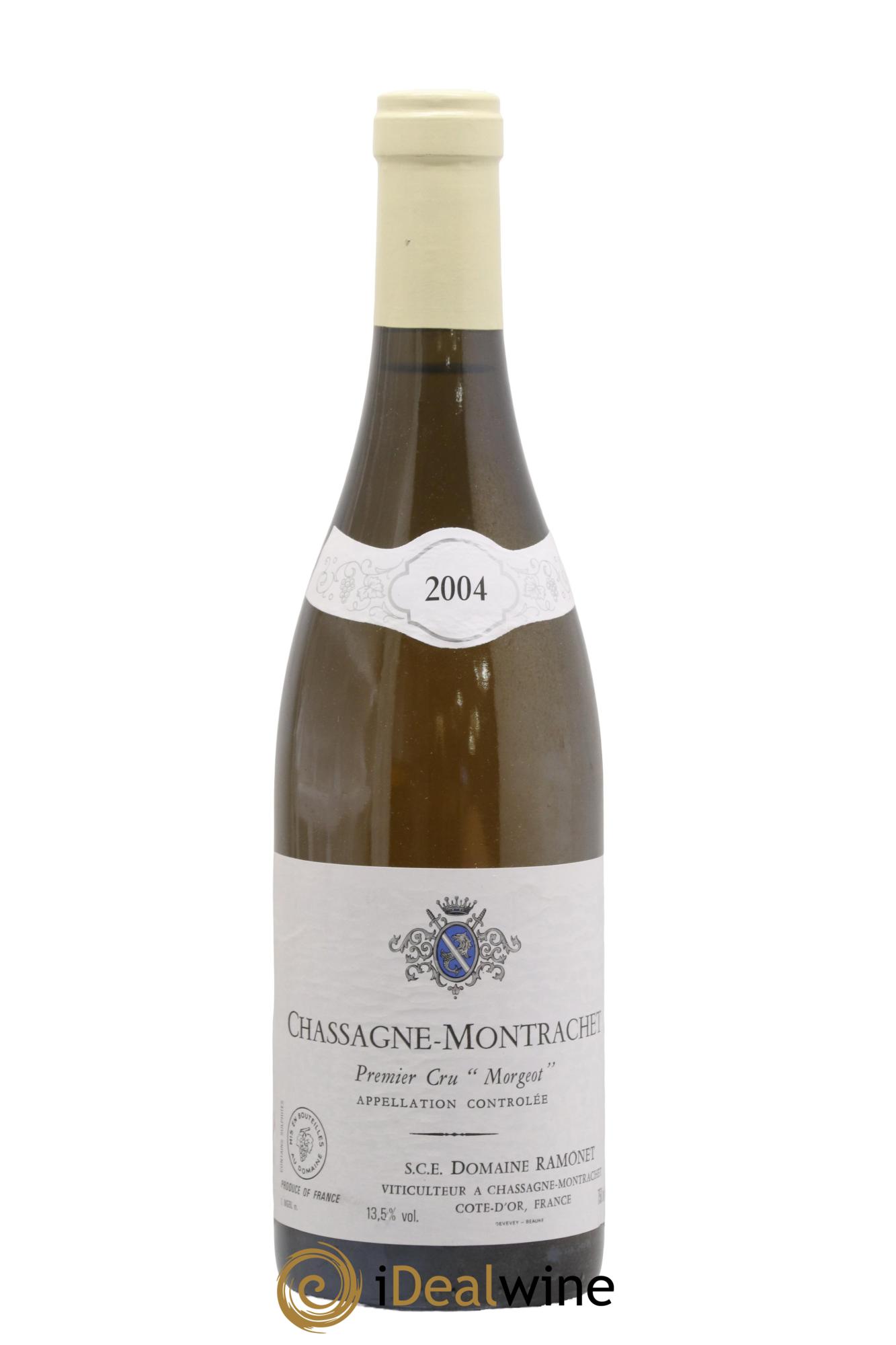 Chassagne-Montrachet 1er Cru Morgeot Ramonet (Domaine) 2004 - Lot de 1 bouteille - 0