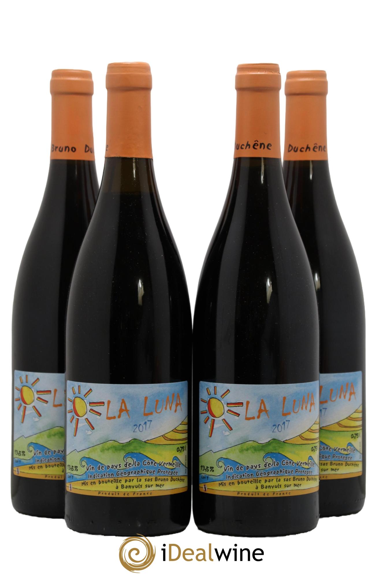 Languedoc Vin de Pays de la Côte Vermeille La Luna Domaine Bruno Duchêne 2017 - Lot de 4 bouteilles - 0