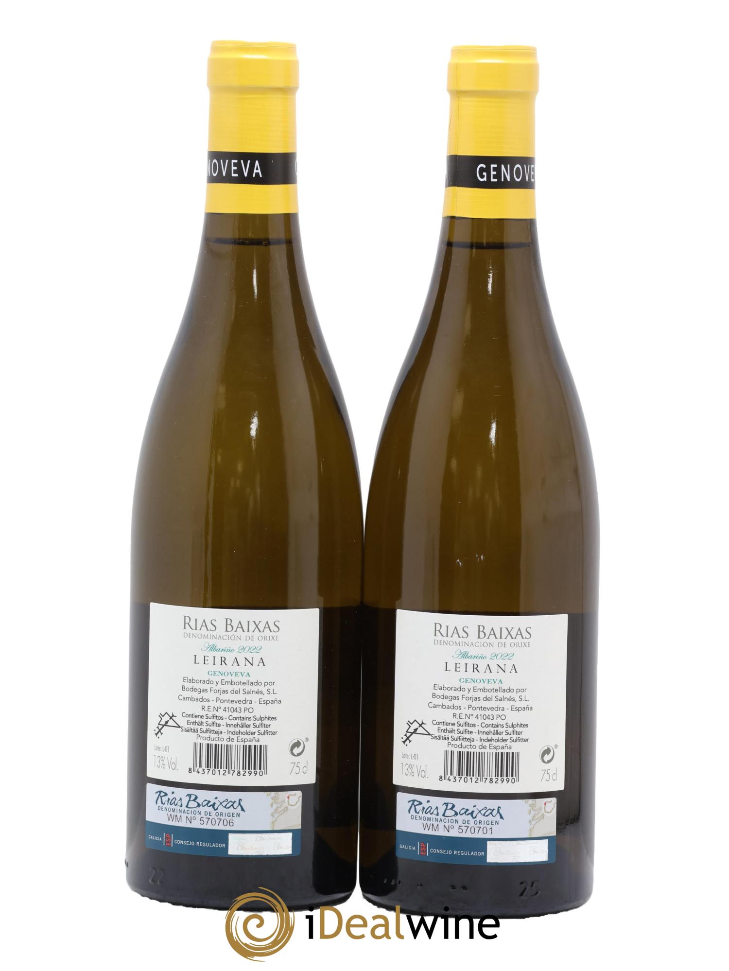 Rias Baixas Finca Genoveva Forjas del Salnés 2022 - Lot de 2 bouteilles - 1
