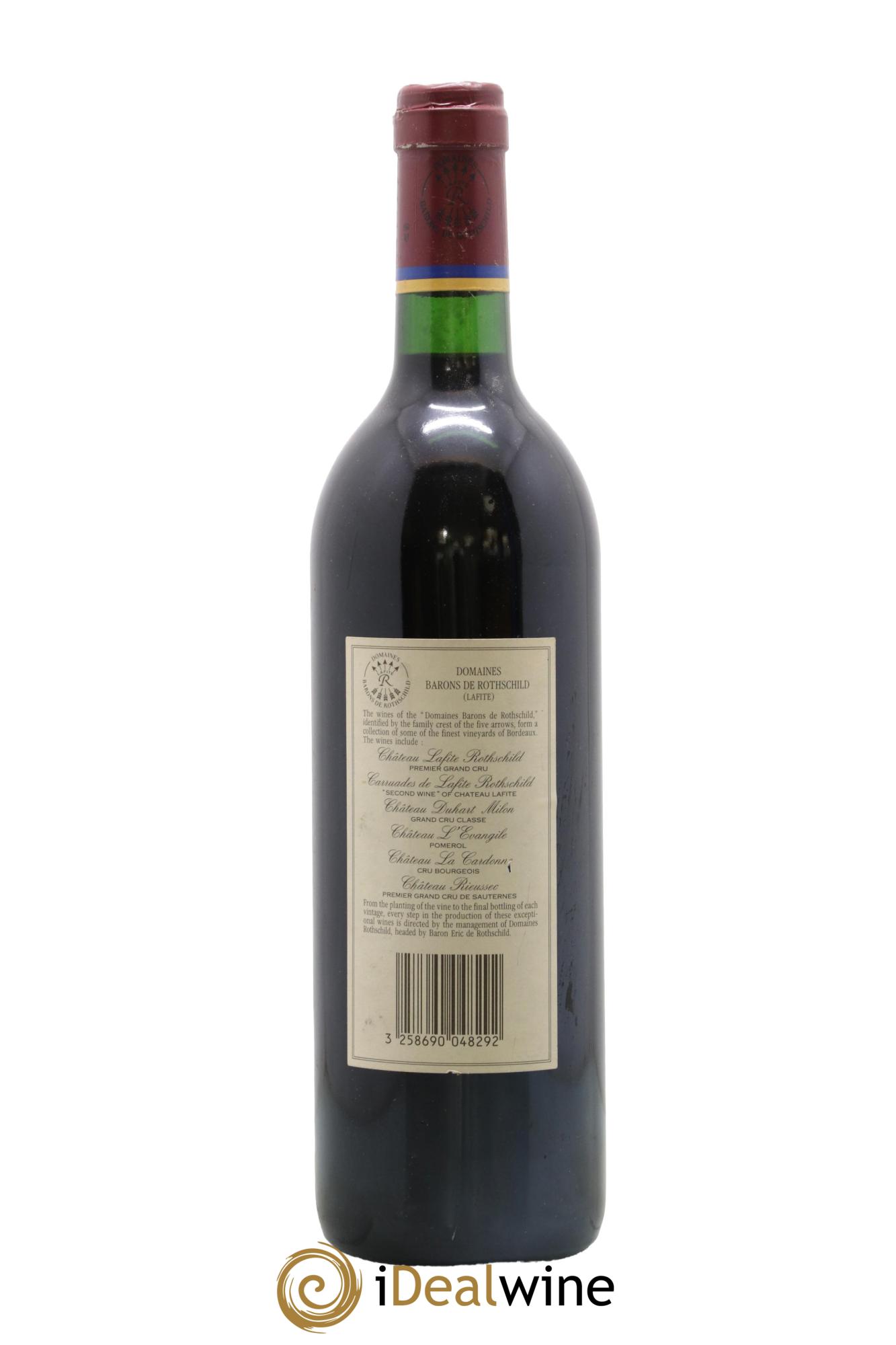 Carruades de Lafite Rothschild Second Vin 1992 - Lot de 1 bouteille - 1