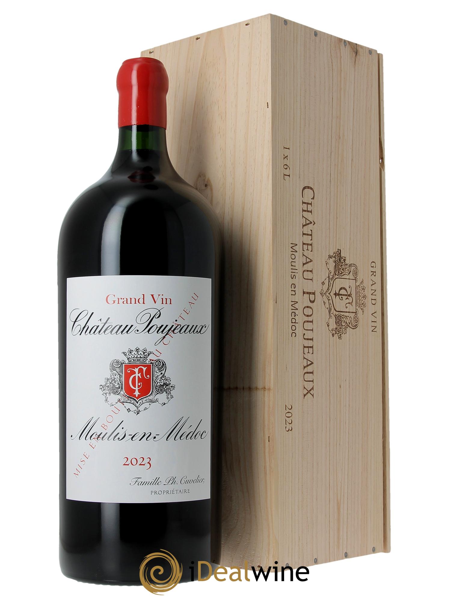 Château Poujeaux 2023 - Lot de 1 impériale - 0
