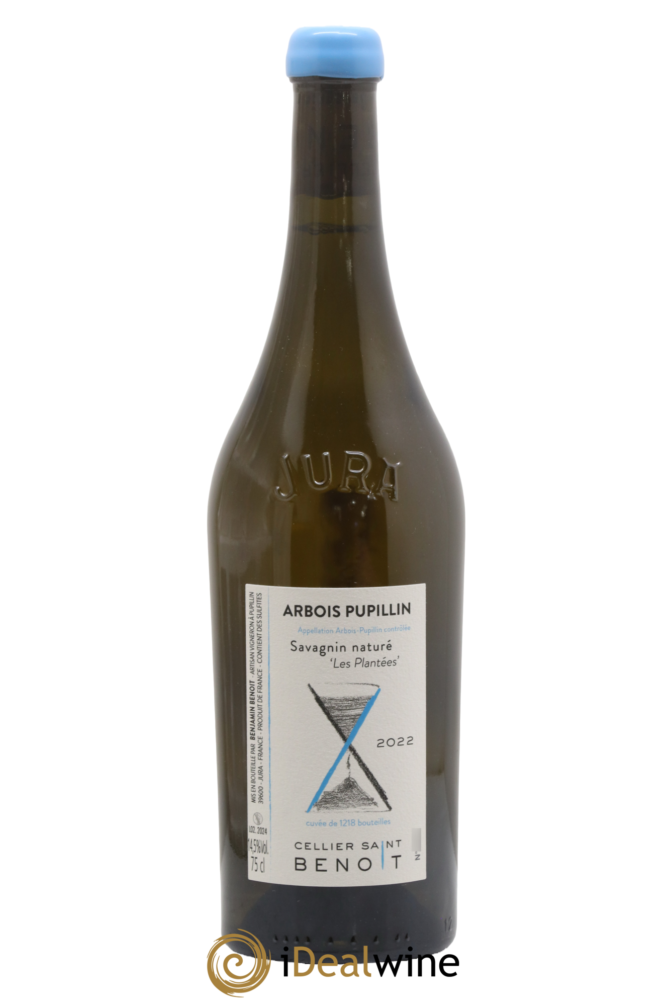 Arbois-Pupillin Les Plantées Cellier Saint Benoît 2022 - Lot de 1 bouteille - 0