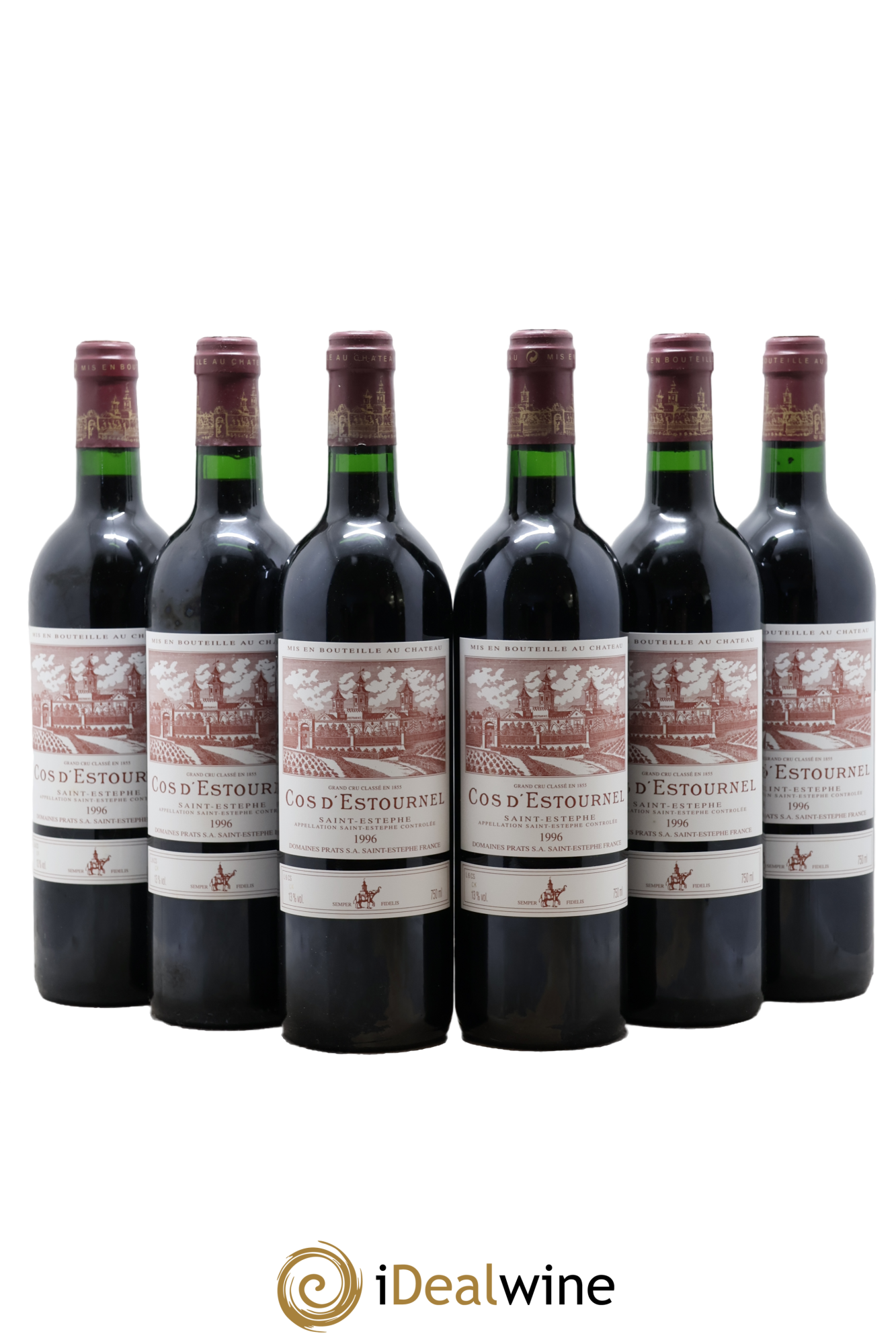 Cos d'Estournel 2ème Grand Cru Classé 1996 - Lot de 6 bouteilles - 0