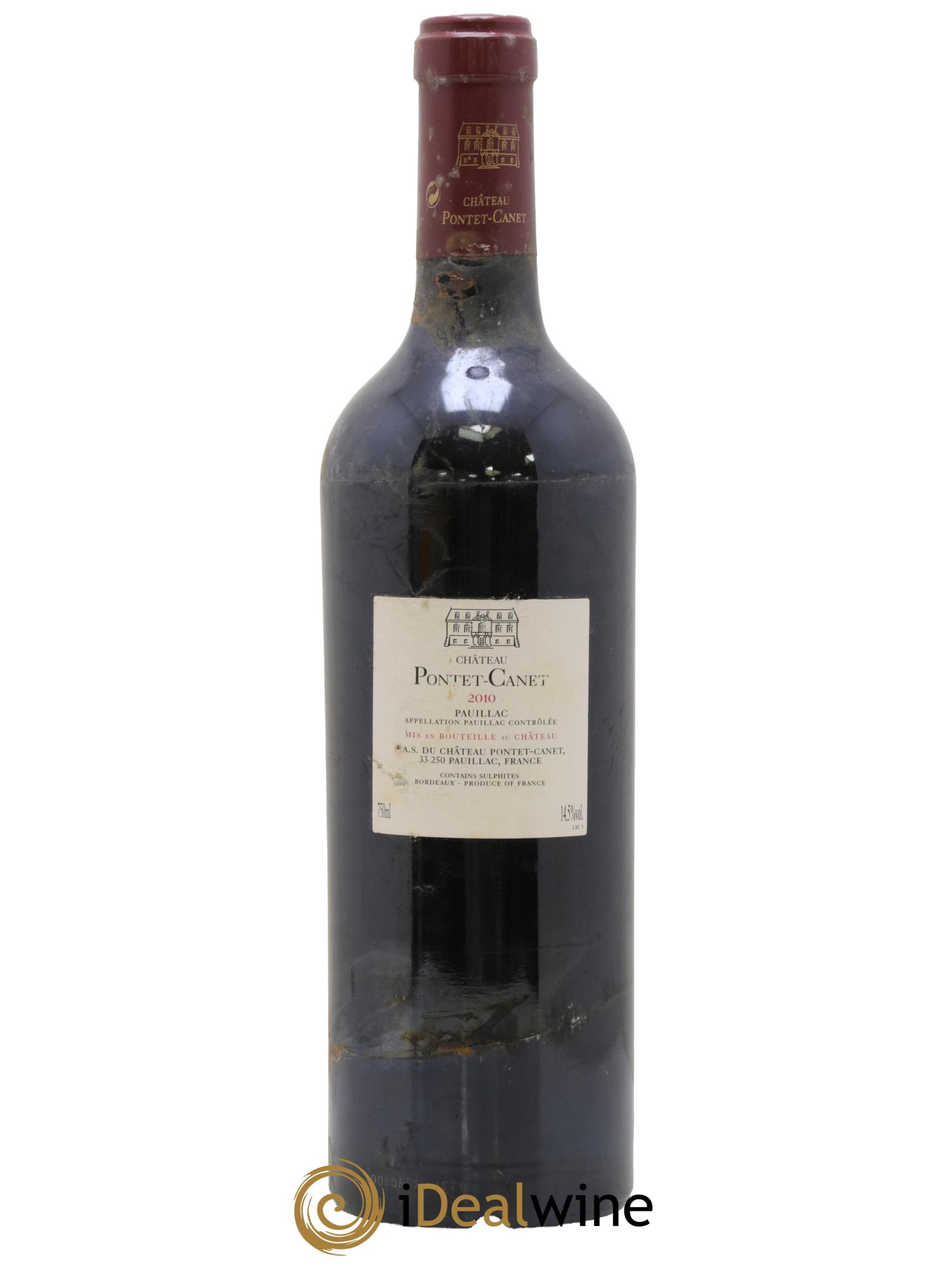 Château Pontet Canet 5ème Grand Cru Classé 2010 - Lot de 1 bouteille - 1