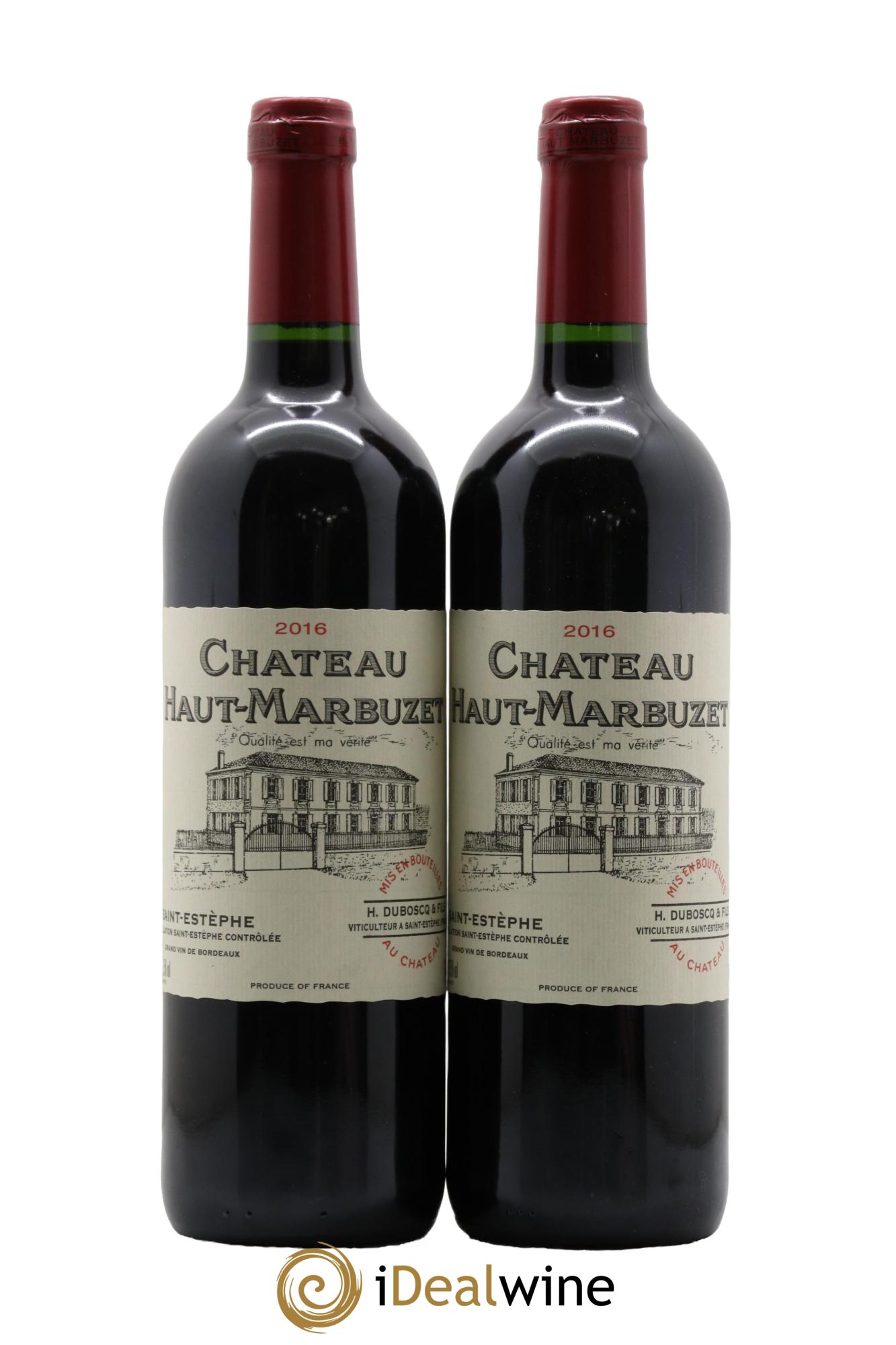 Château Haut Marbuzet 2016 - Lot de 2 bouteilles - 0