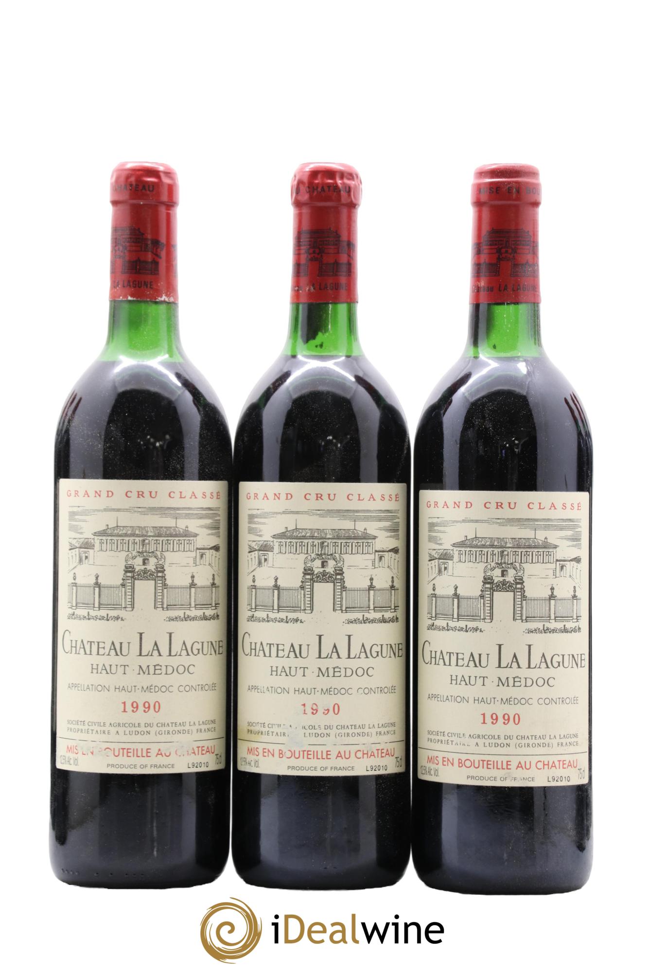 Château la Lagune 3ème Grand Cru Classé 1990 - Lot de 12 bouteilles - 2