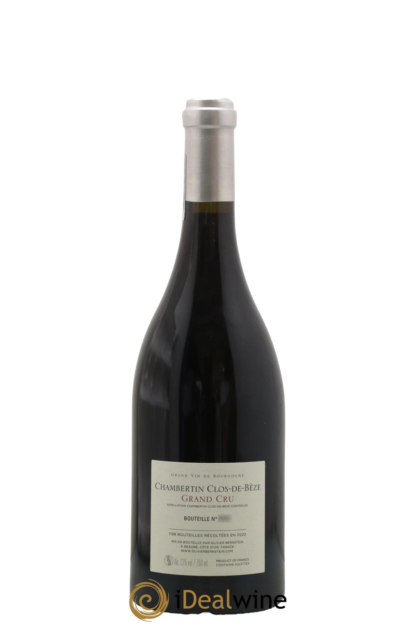 Chambertin Clos de Bèze Grand Cru Olivier Bernstein 2022 - Lot of 1 bottle - 1