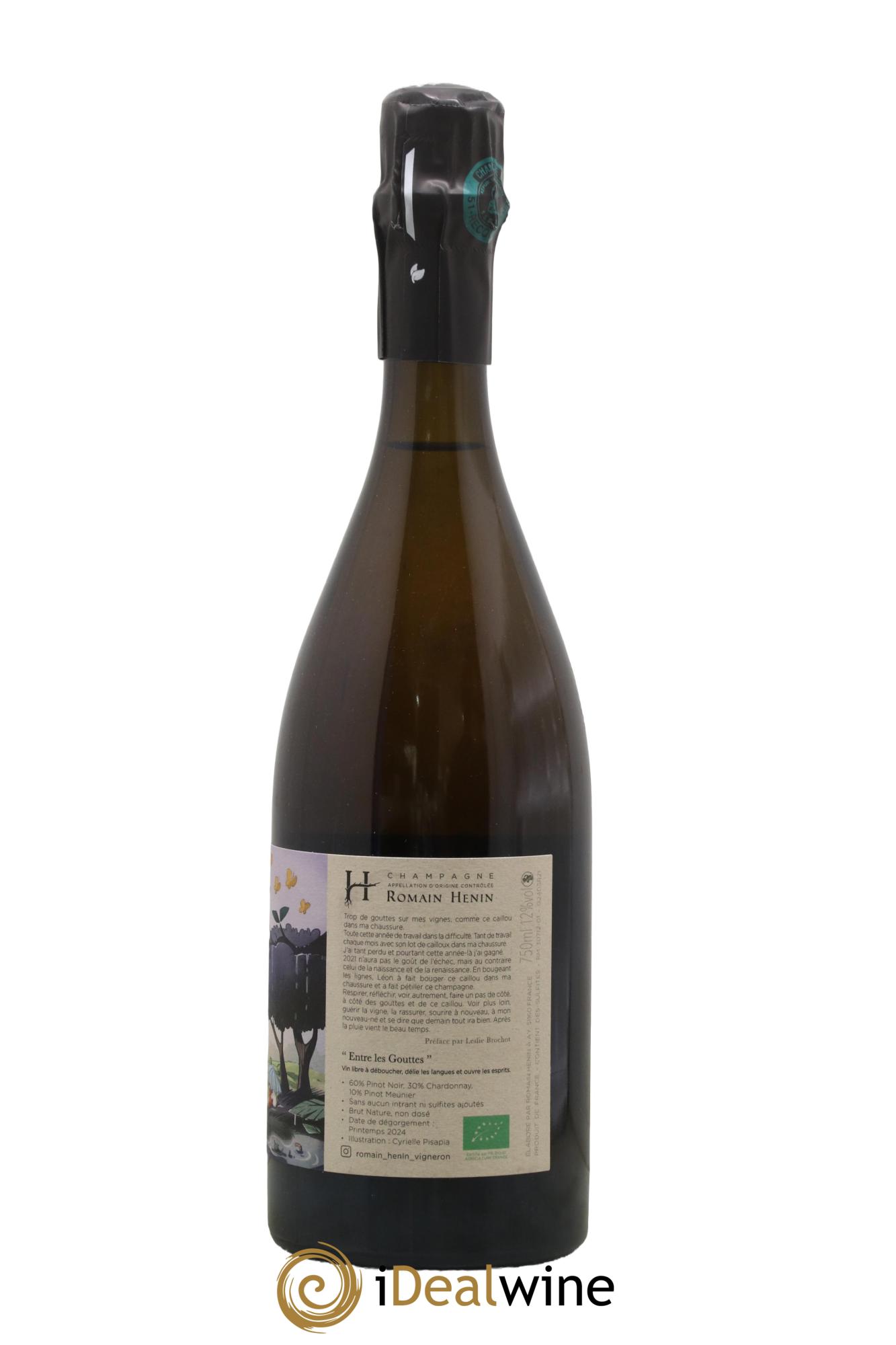 Entre les Gouttes Romain Henin Entre Les Gouttes Romain Hénin - Lot de 1 bouteille - 1