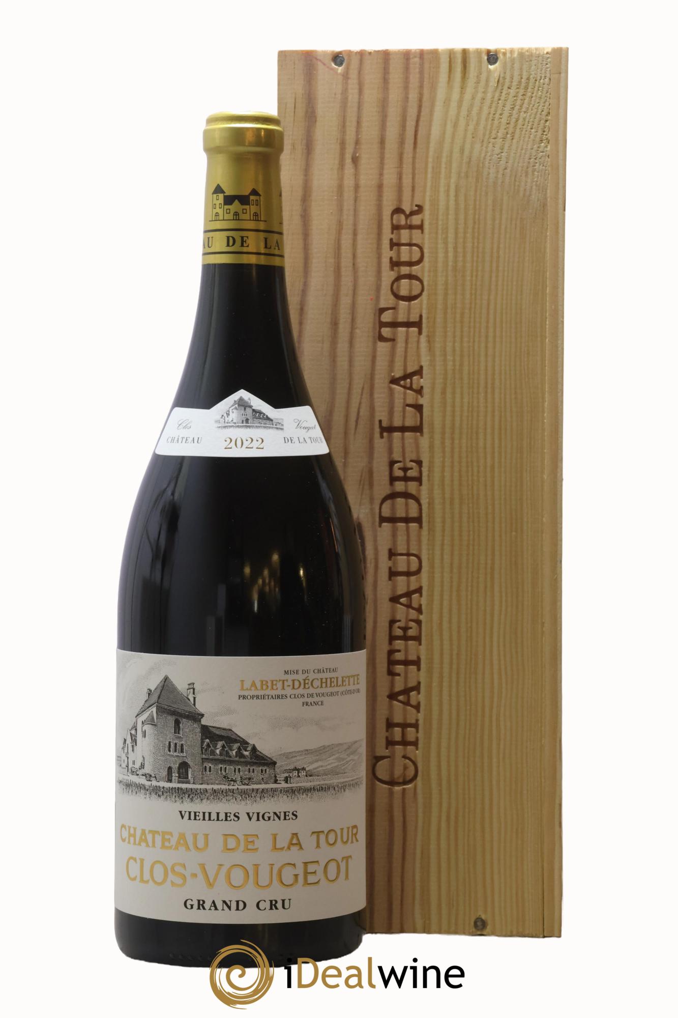 Clos de Vougeot Grand Cru Vieilles Vignes Château de La Tour  2022 - Lotto di 1 magnum - 0