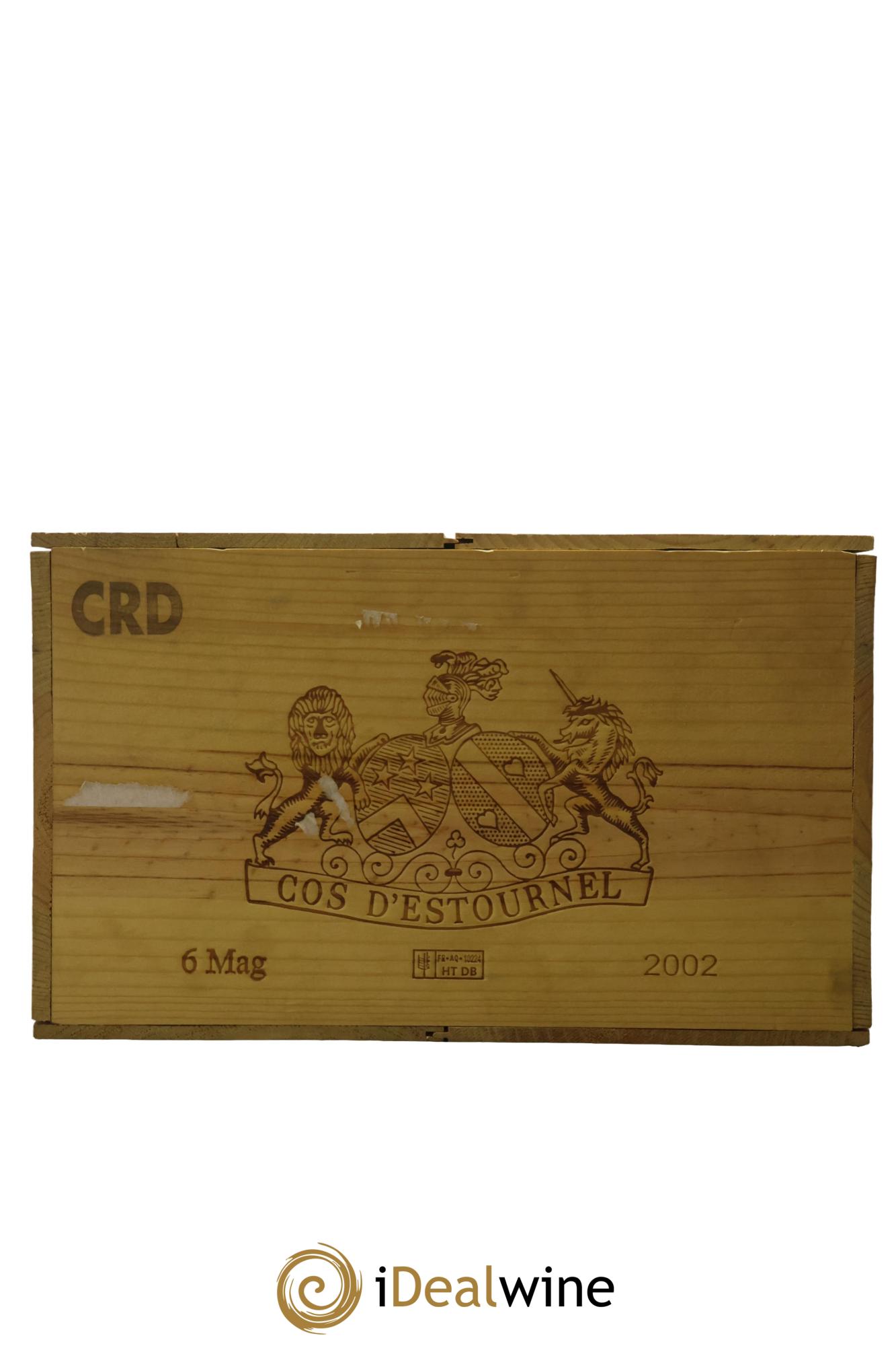 Cos d'Estournel 2ème Grand Cru Classé 2002 - Posten von 6 Magnum - 3