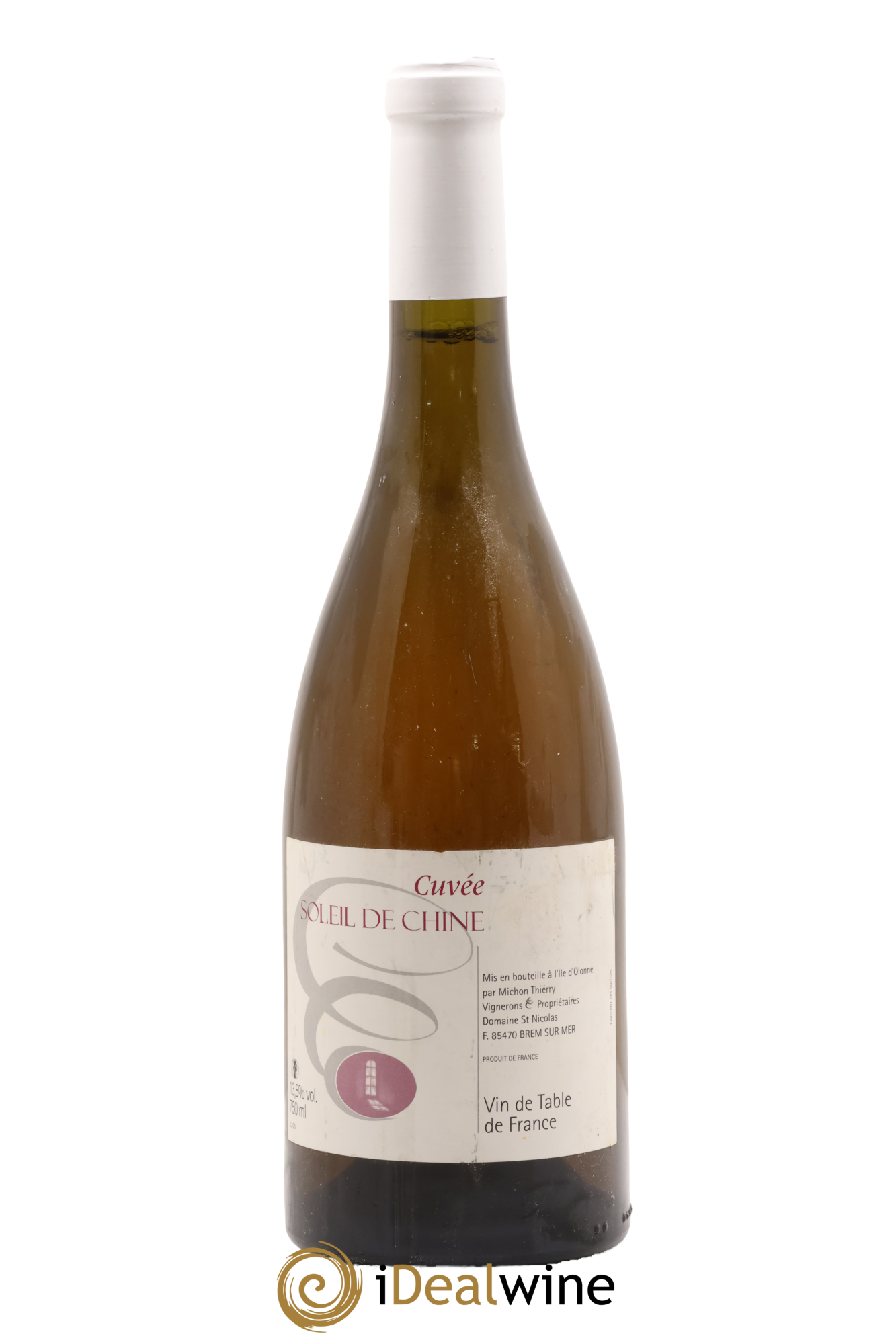 Vin de France Soleil de Chine Domaine Saint Nicolas - Lot de 1 bouteille - 0