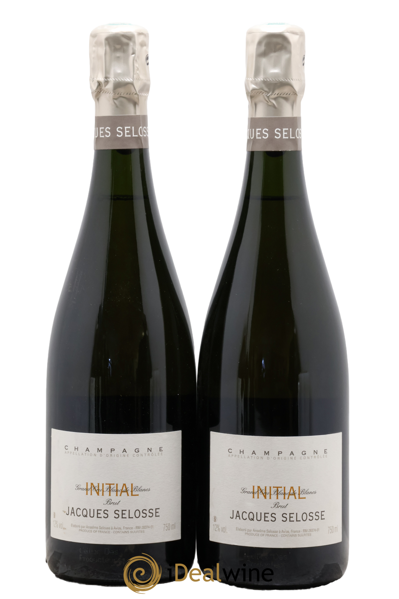 Initial Brut Jacques Selosse - Lot of 2 bottles - 0