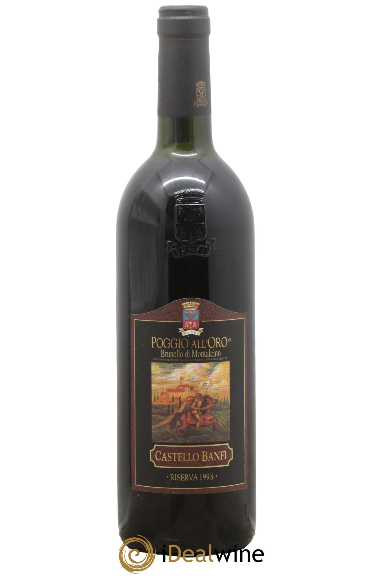 Brunello di Montalcino Poggio All'oro Riserva Castello Banfi 1993 - Posten von 1 Flasche - 0