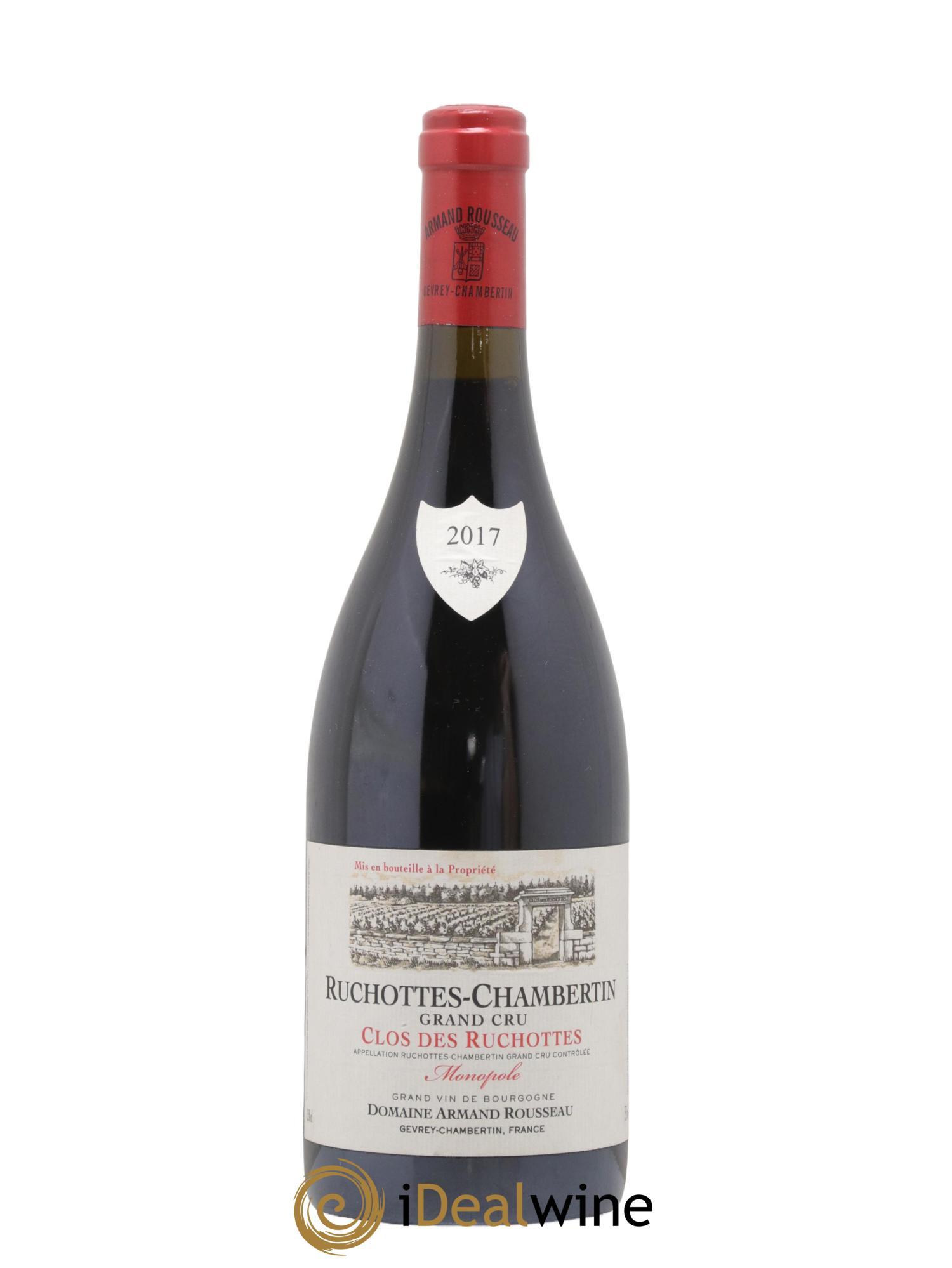 Ruchottes-Chambertin Grand Cru Clos des Ruchottes Armand Rousseau (Domaine) 2017 - Posten von 1 Flasche - 0