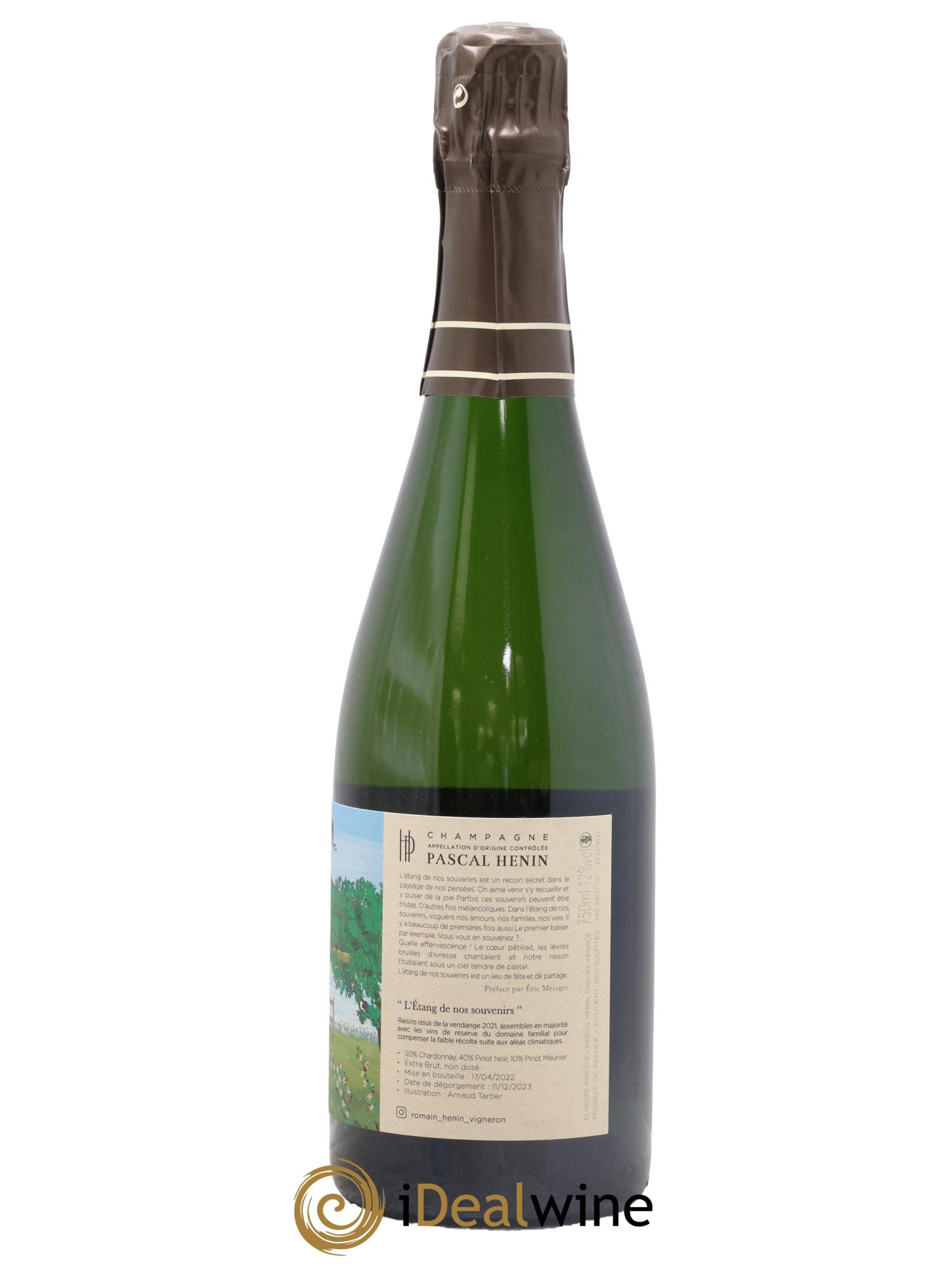 L'Etang de nos Souvenirs Romain Henin - Lot de 1 bouteille - 1