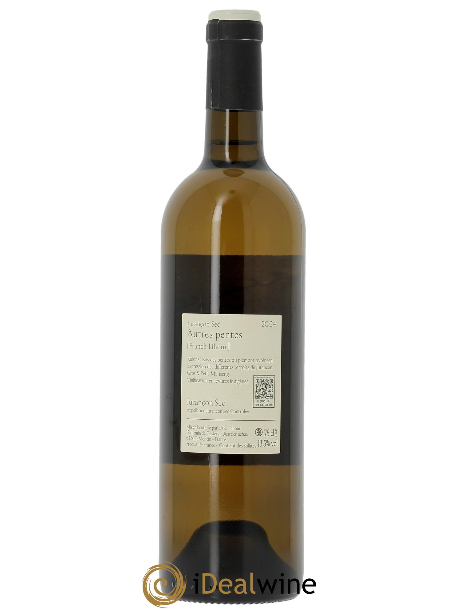 Jurançon Sec Castéra (Domaine) Autres Pentes Franck Lihour  2024 - Posten von 1 Flasche - 1