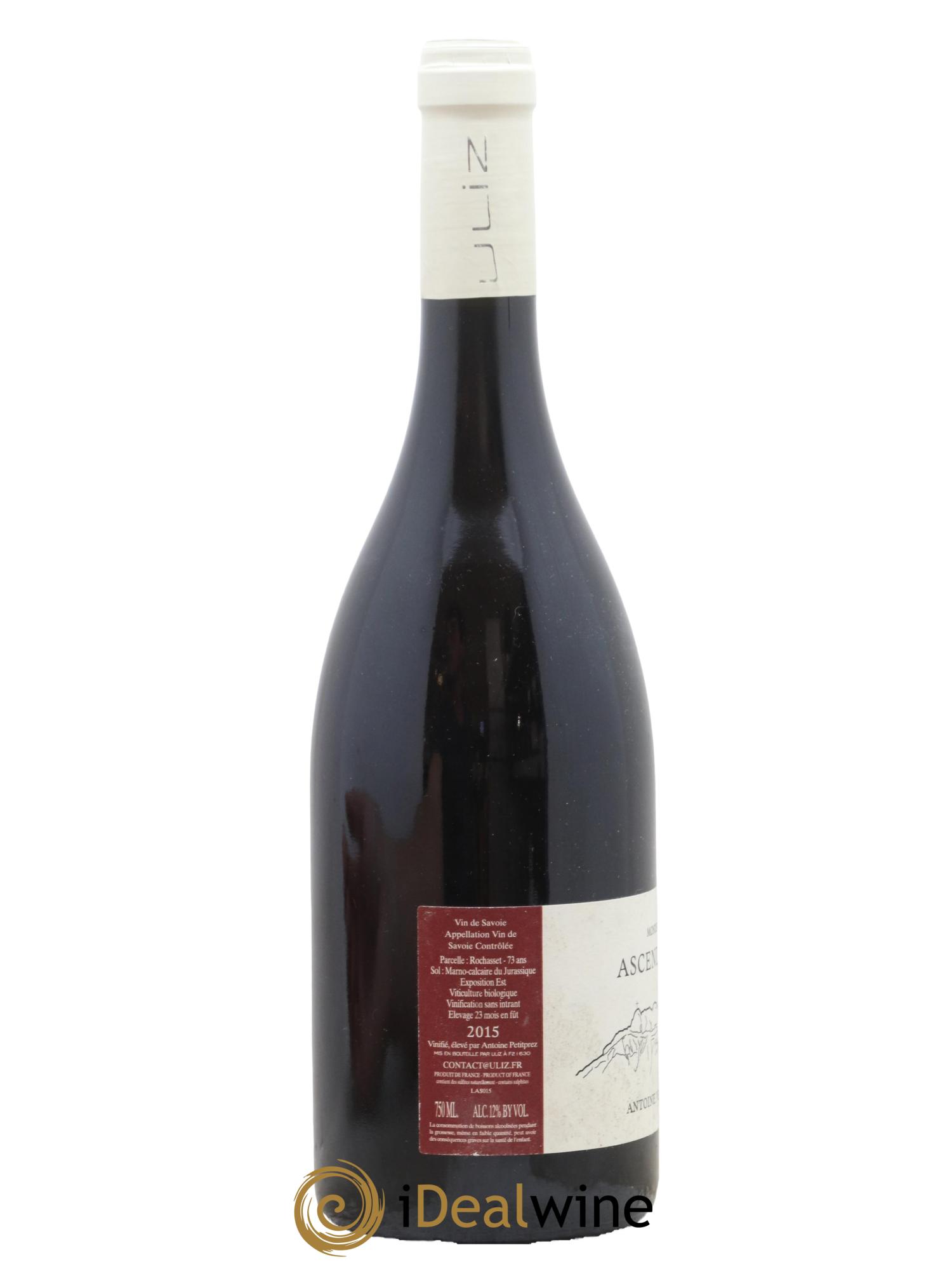 Vin de Savoie Mondeuse Ascendance Antoine Petitprez 2015 - Lot de 1 bouteille - 1