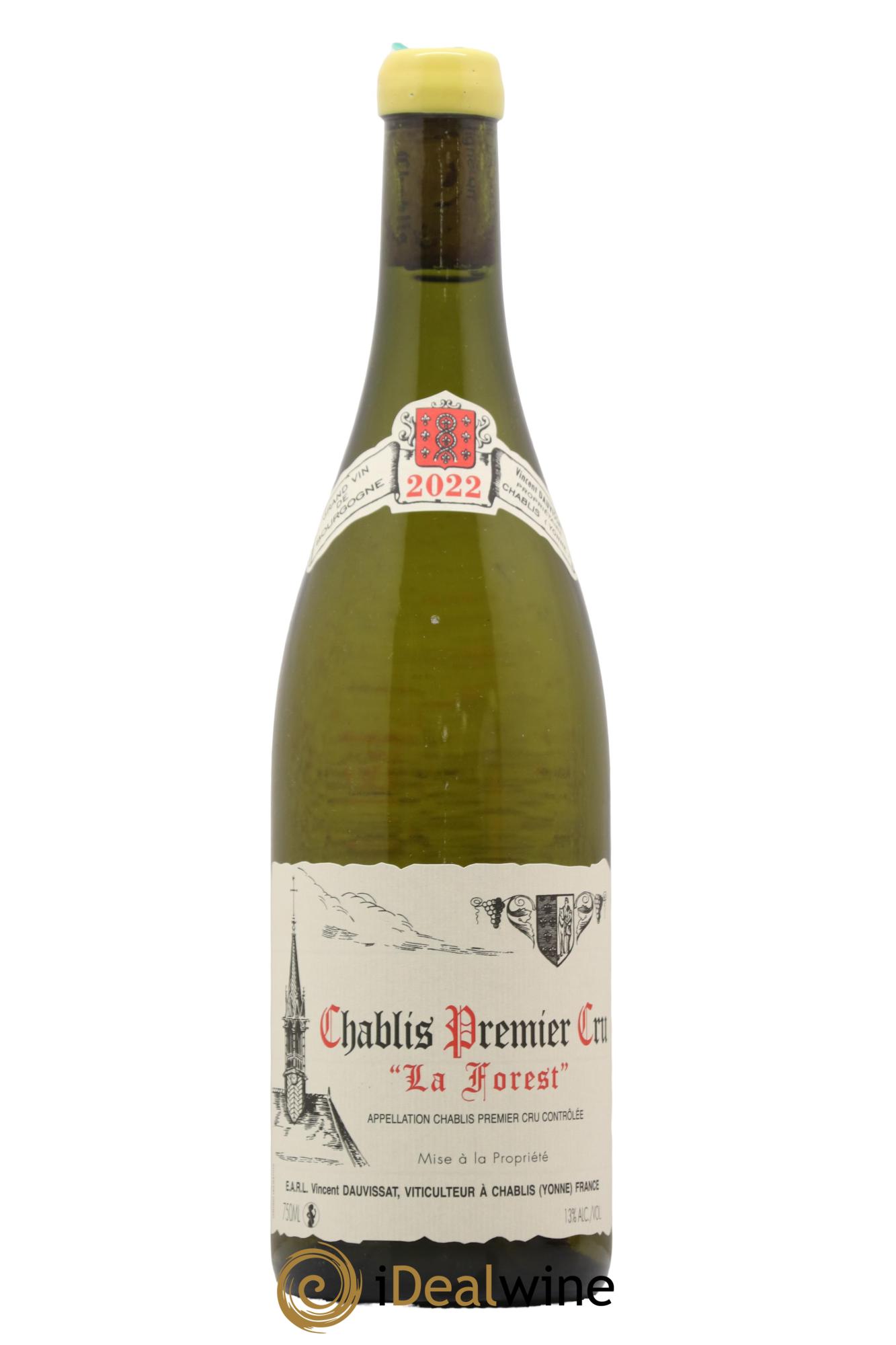 Chablis 1er Cru La Forest Vincent Dauvissat (Domaine) 2022 - Lot de 1 bouteille - 0