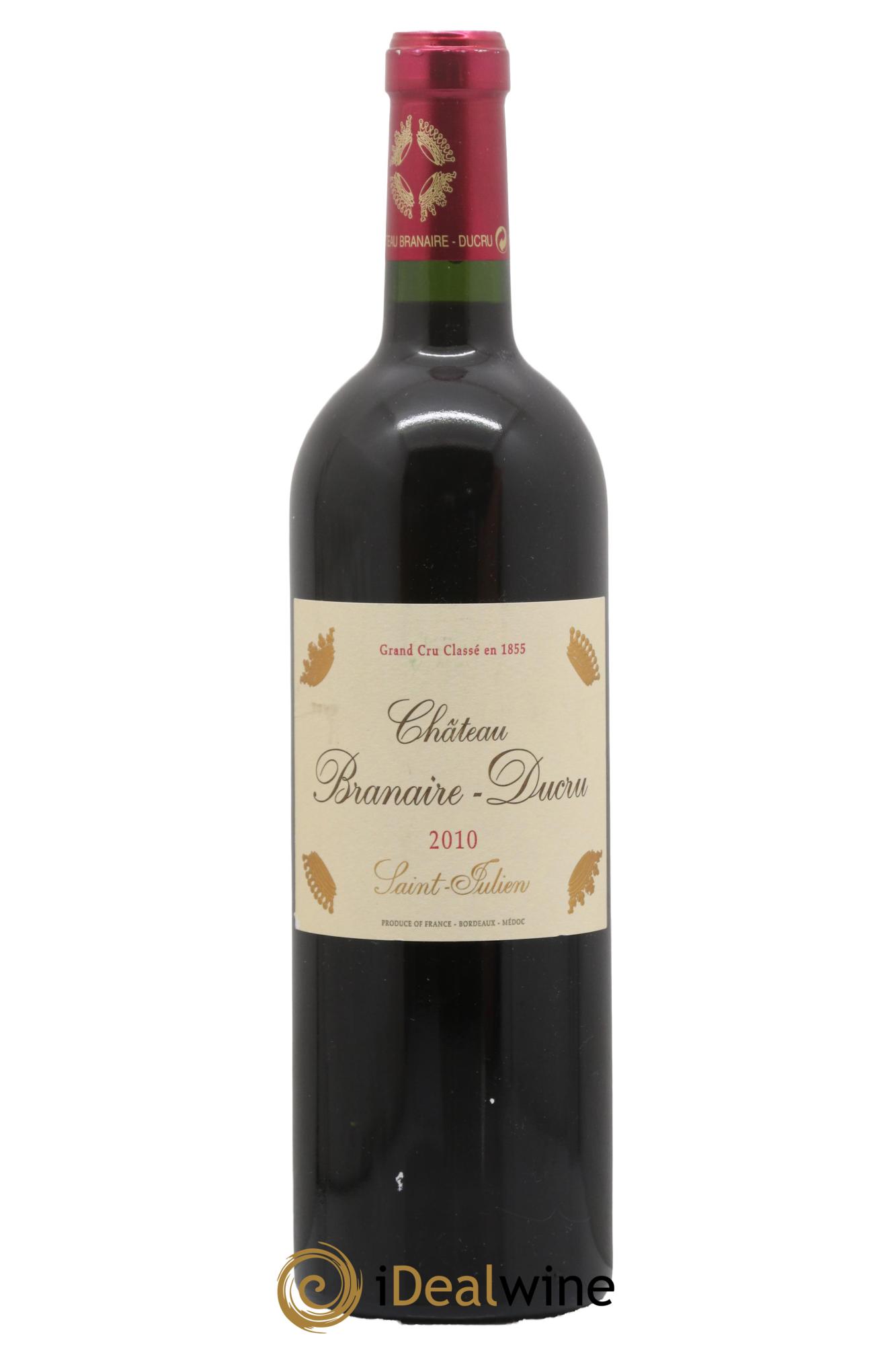 Château Branaire Ducru 4ème Grand Cru Classé 2010 - Posten von 1 Flasche - 0