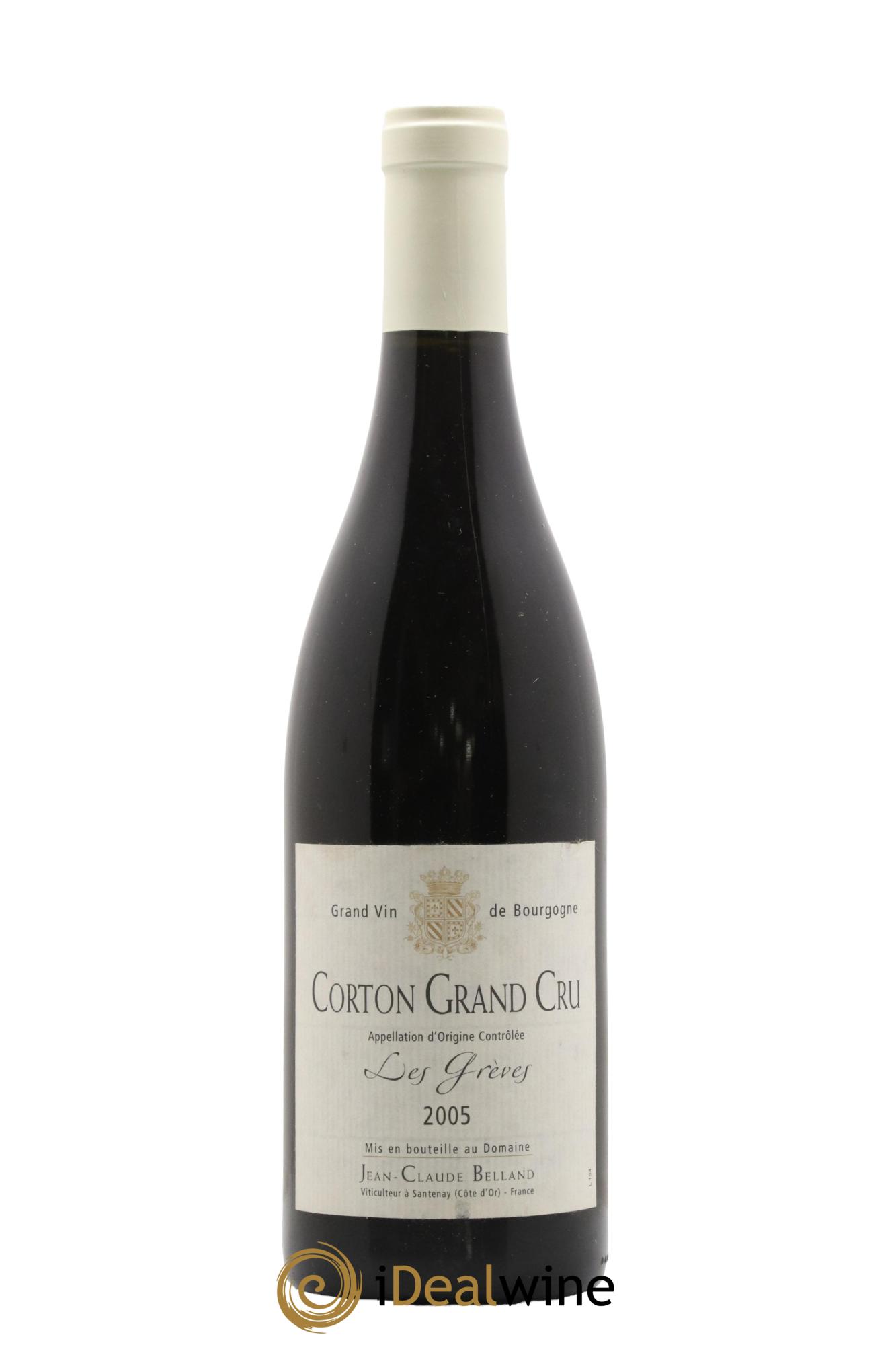 Corton Grand Cru Les Greves Belland 2005 - Lot de 1 bouteille - 0