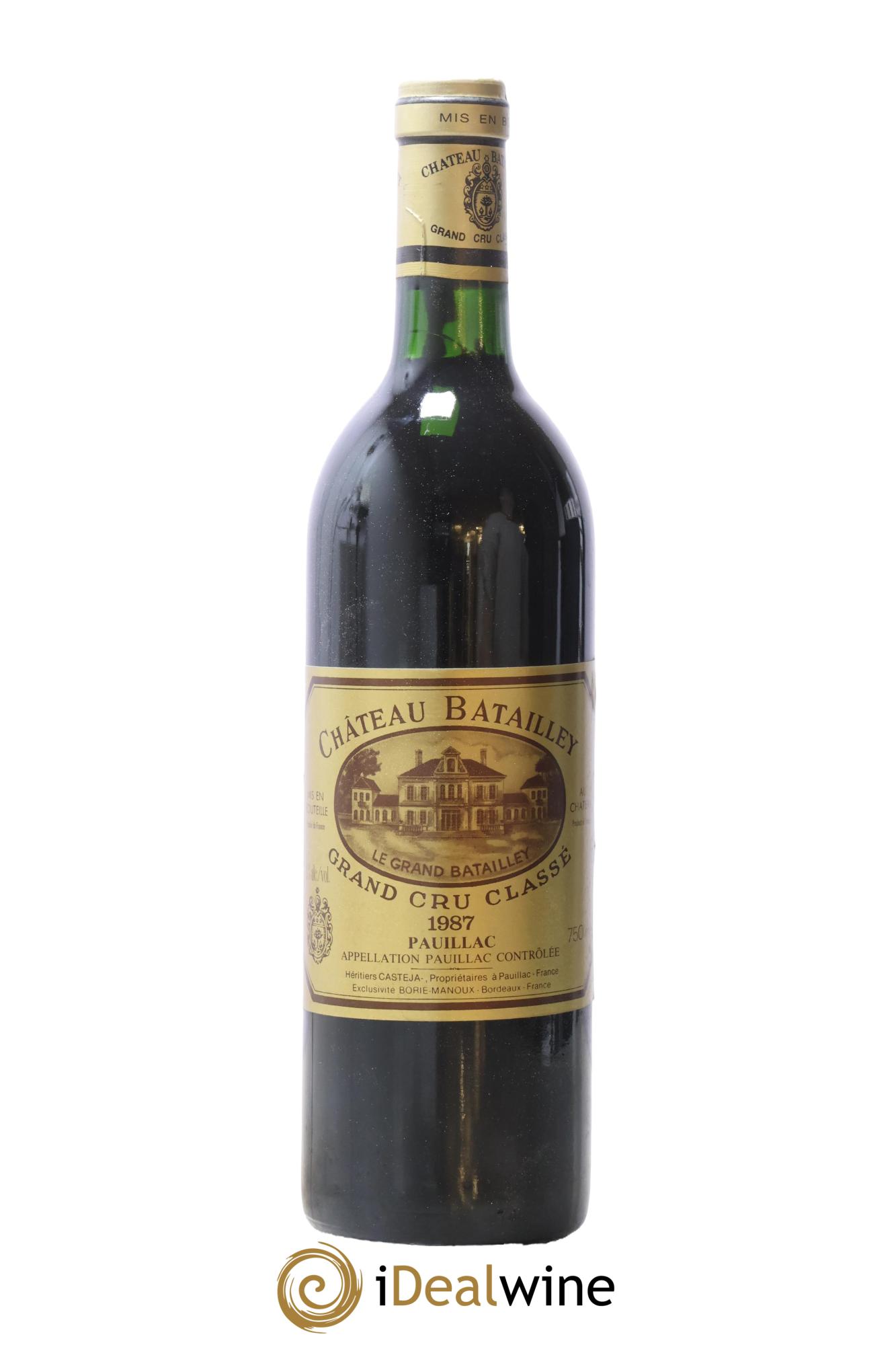 Château Batailley 5ème Grand Cru Classé 1987 - Lot de 1 bouteille - 0