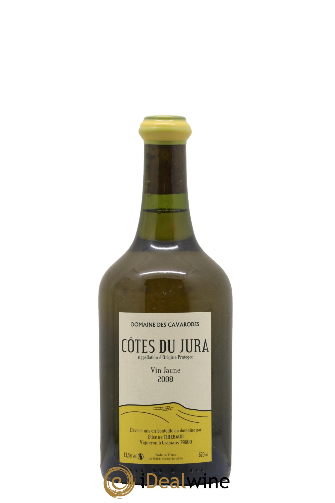 Côtes du Jura Vin Jaune Cavarodes (Domaine des) - Etienne Thiébaud 2008 - Lot de 1 clavelin - 0