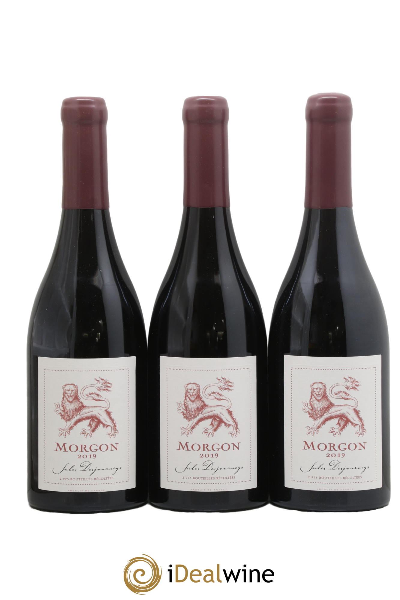 Morgon Jules Desjourneys 2019 - Lot de 3 bouteilles - 0